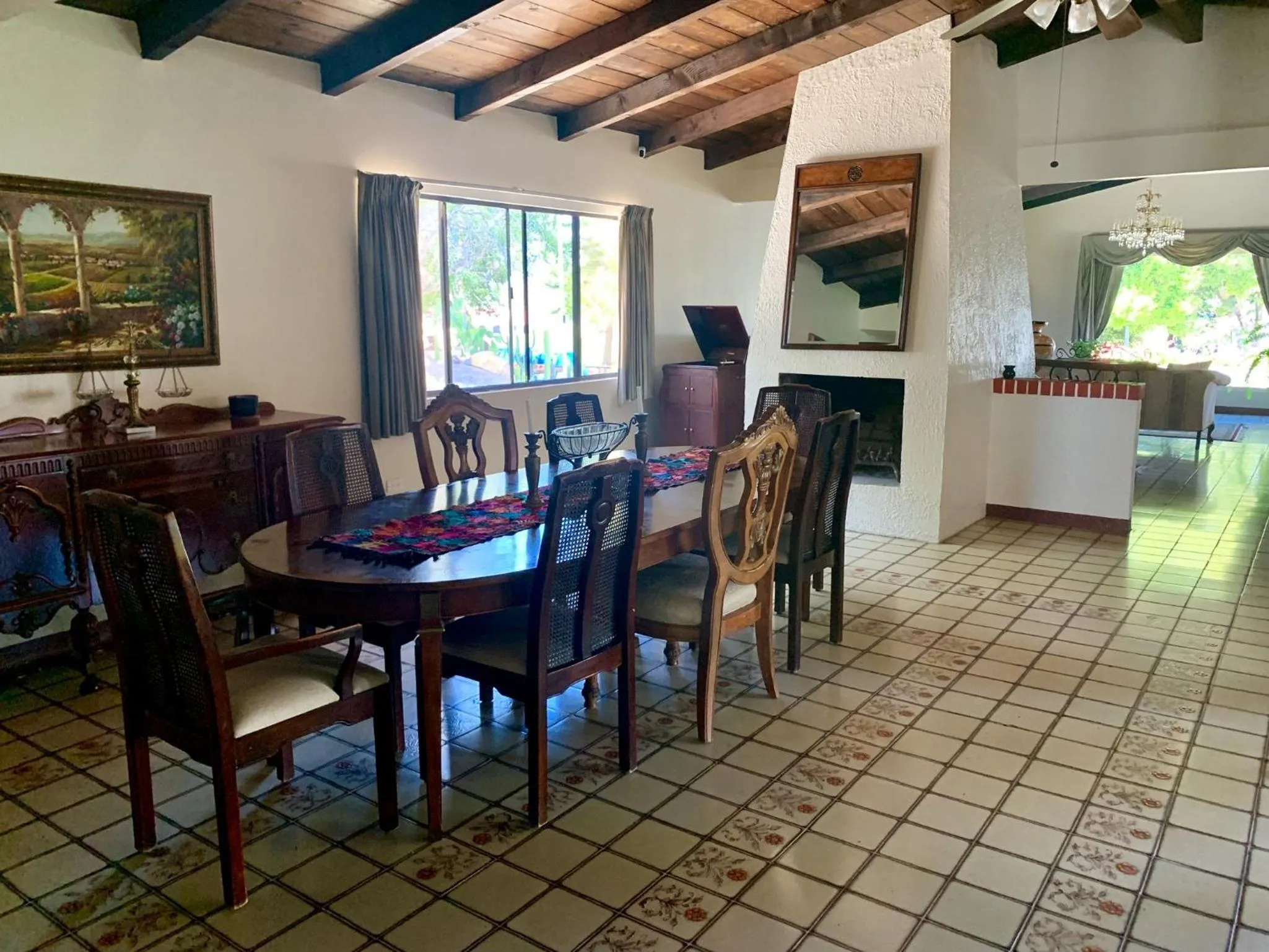 Dining area in Rancho el Parral