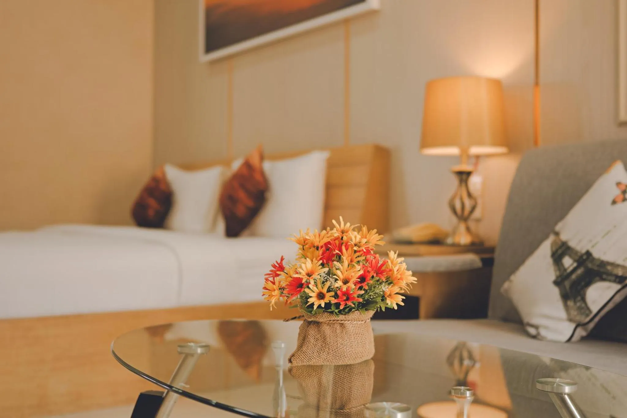 Bed in AU Place Hotel