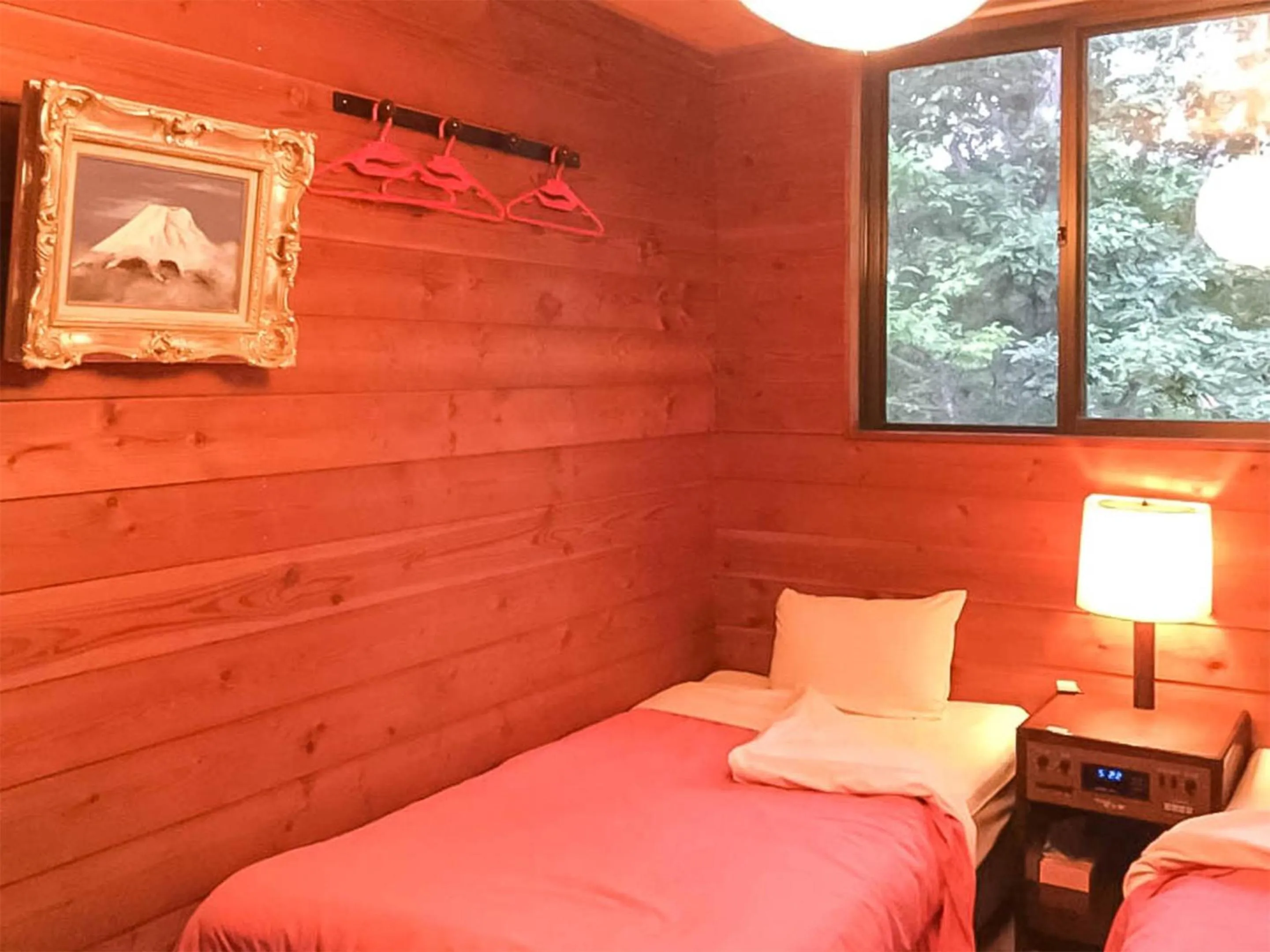 Bed in Yamanakako Pension Pause