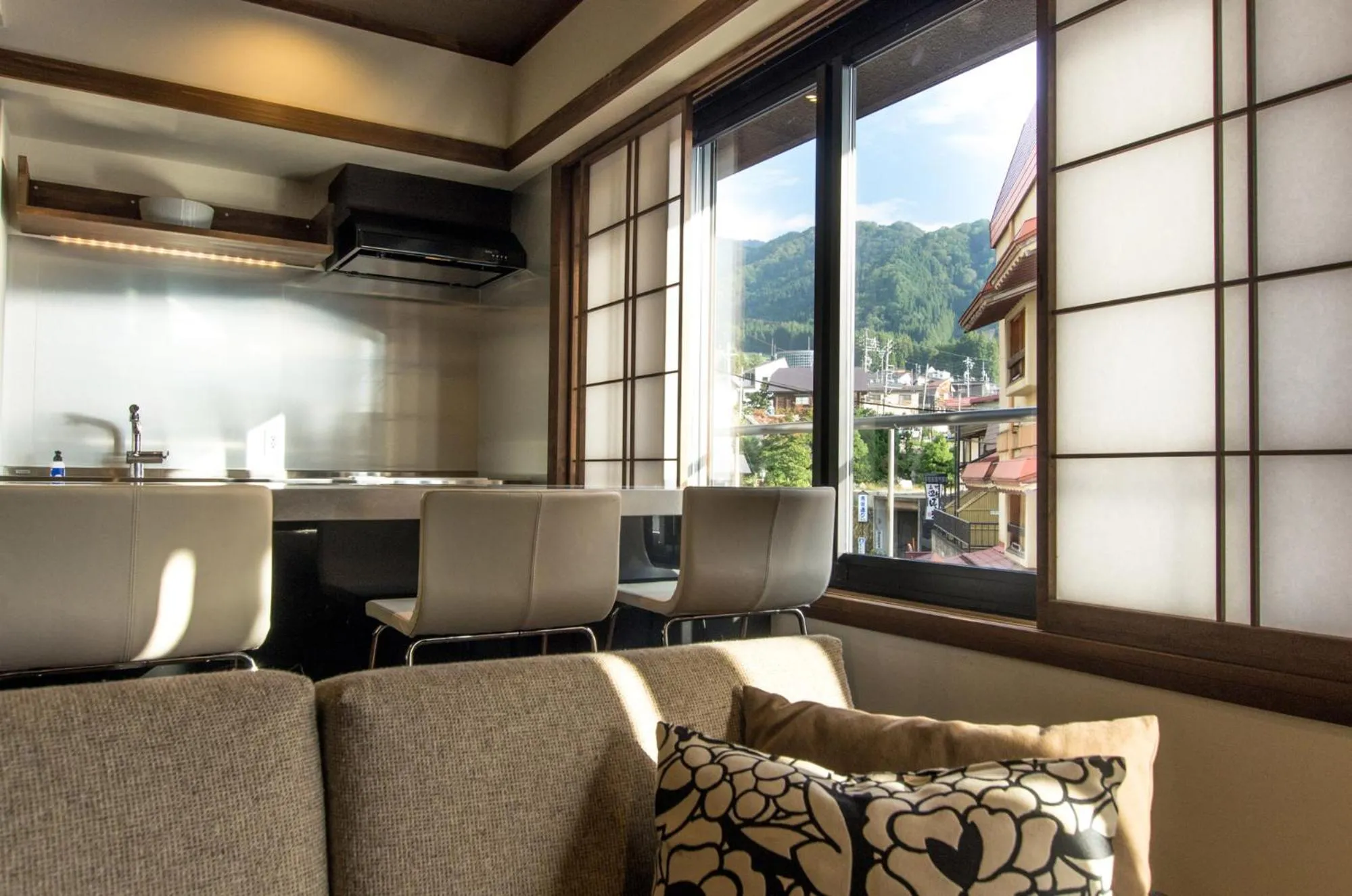 Natural landscape in Tanuki Nozawa