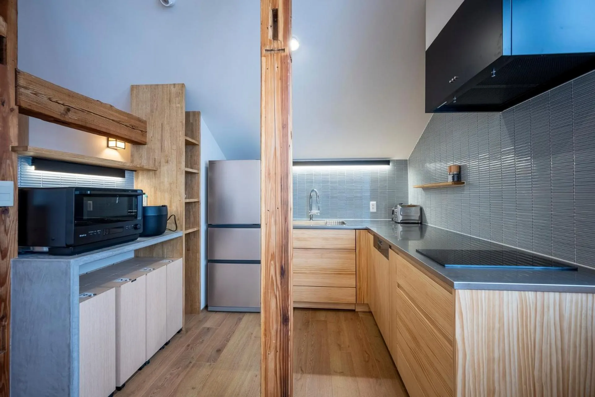 Kitchen or kitchenette in Tanuki Nozawa