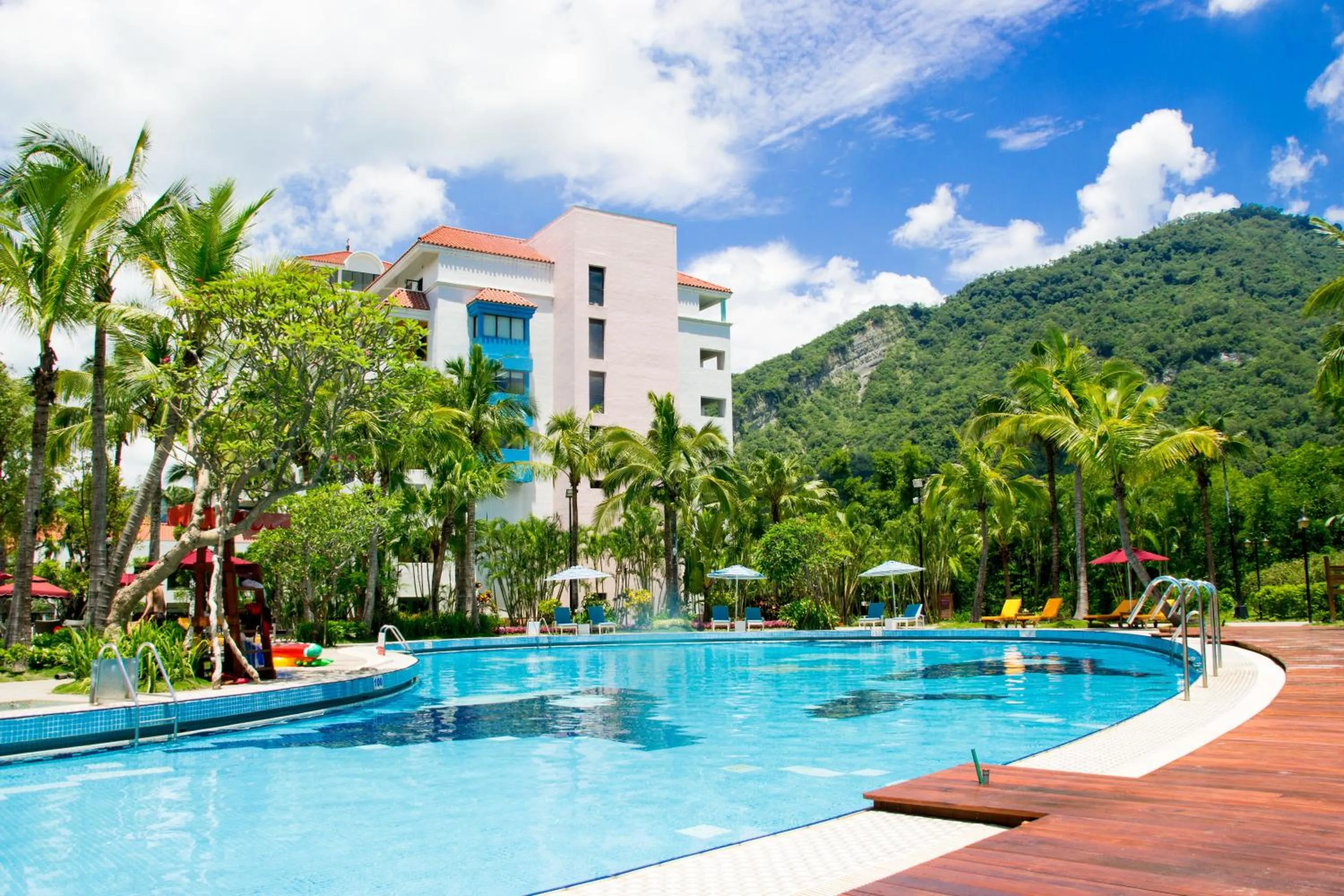 Swimming pool in HOTEL CHAM CHAM - Tainan
