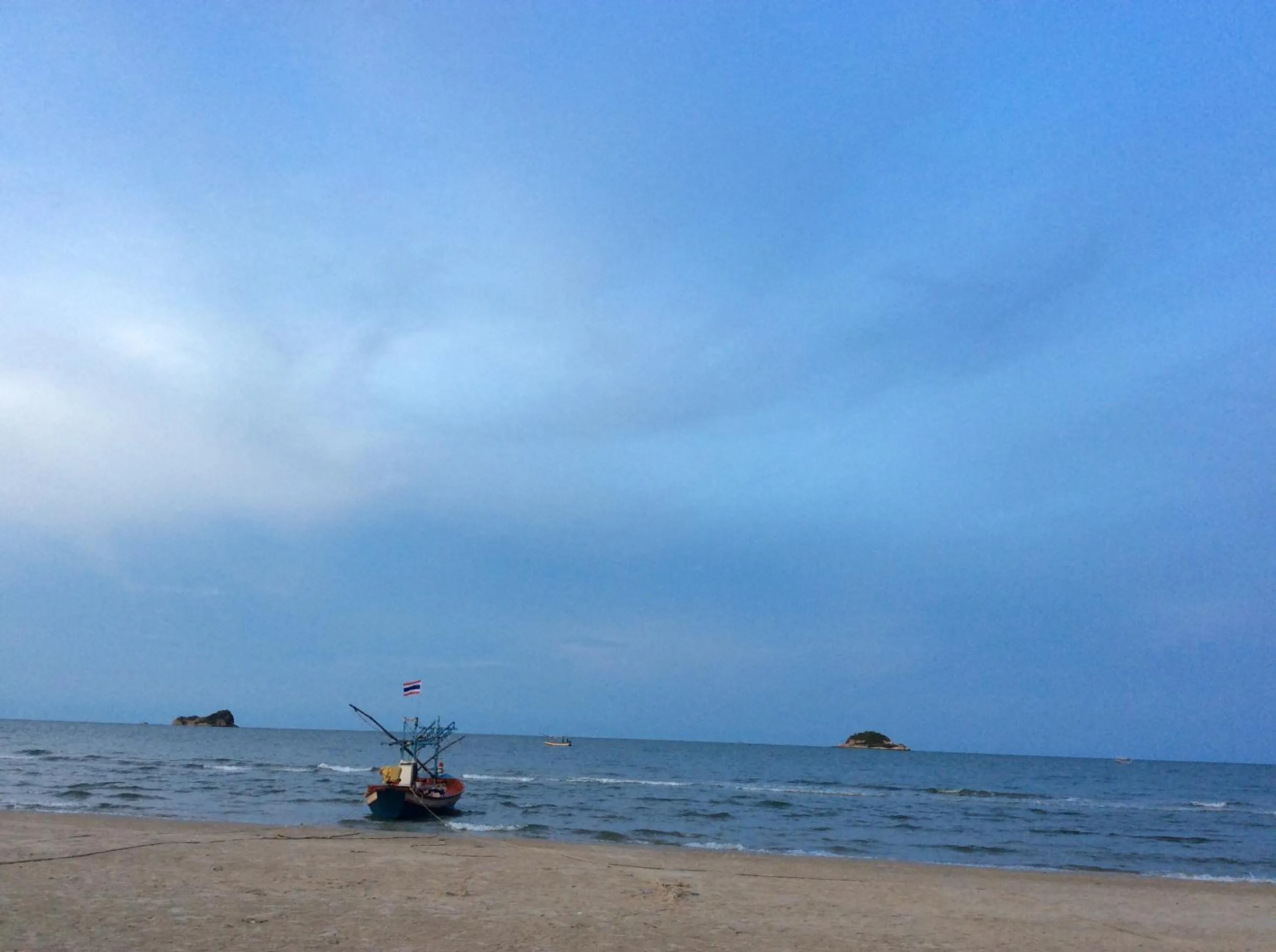 Beach in Away Las Tortugas at Hua Hin