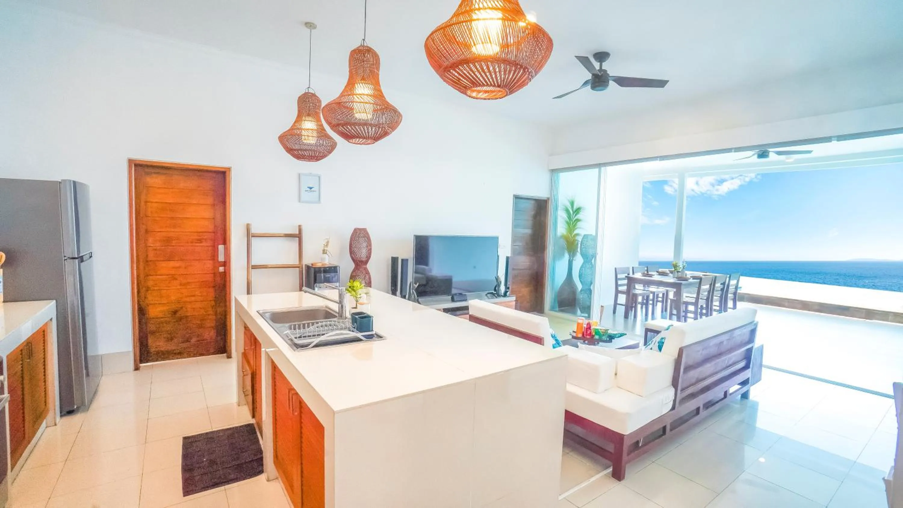 BBQ facilities, Bed in Air Sanih Beach Villa