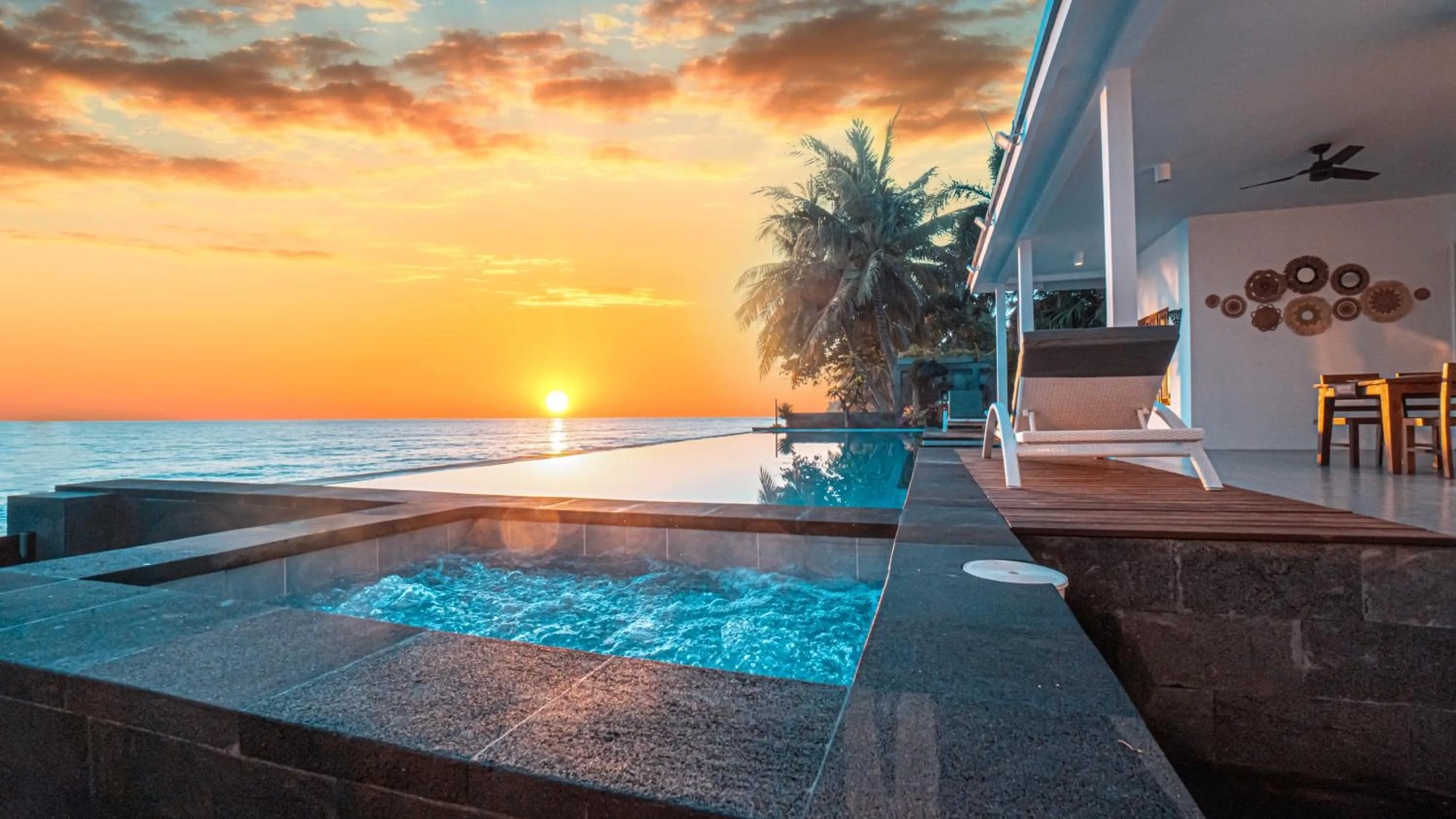 Hot Tub in Air Sanih Beach Villa