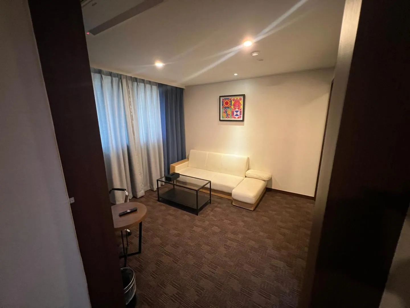 Bed in Ramada Taebaek Hotel