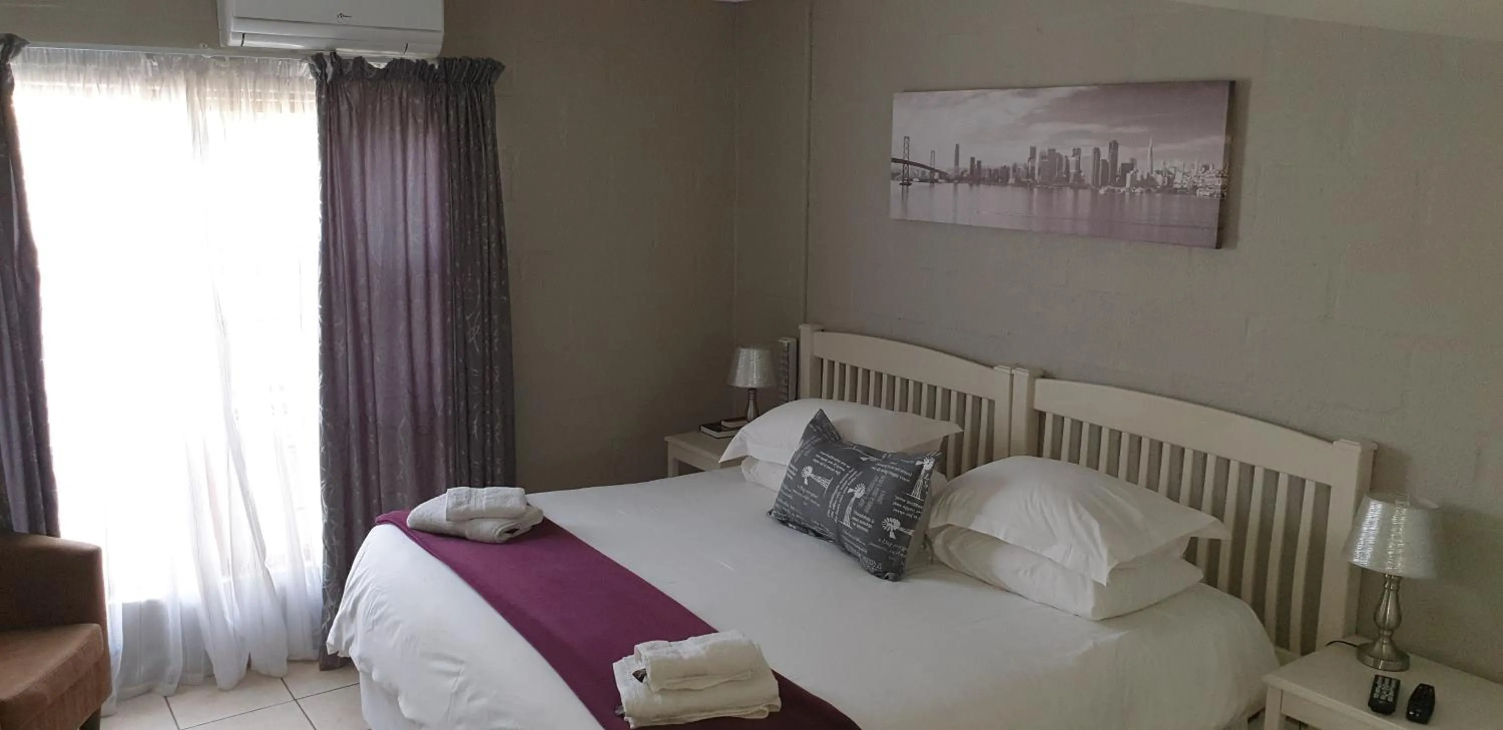 Bed in SuNel's Guest Rooms