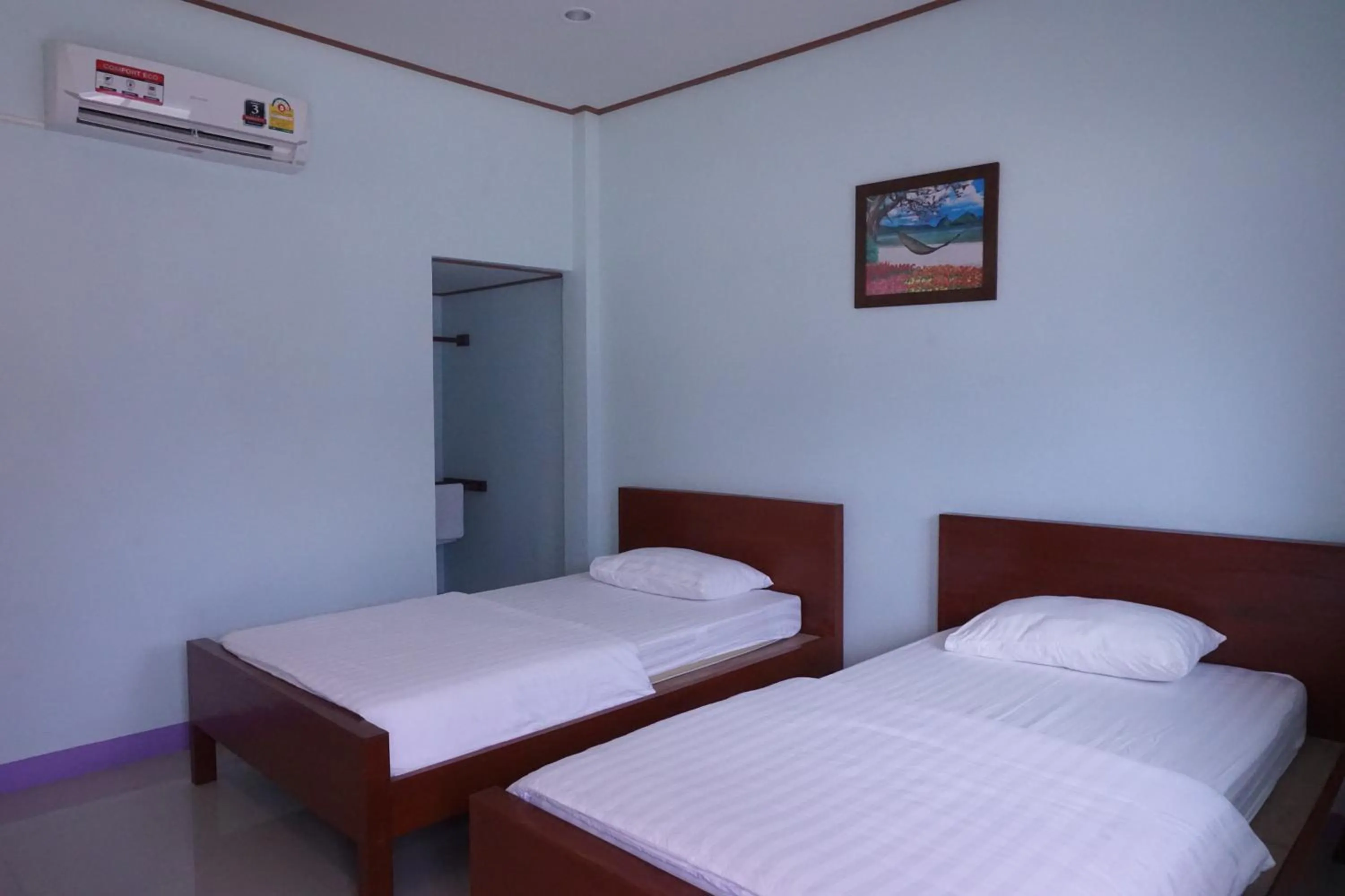 Bed in Anyamanee Resort Trat