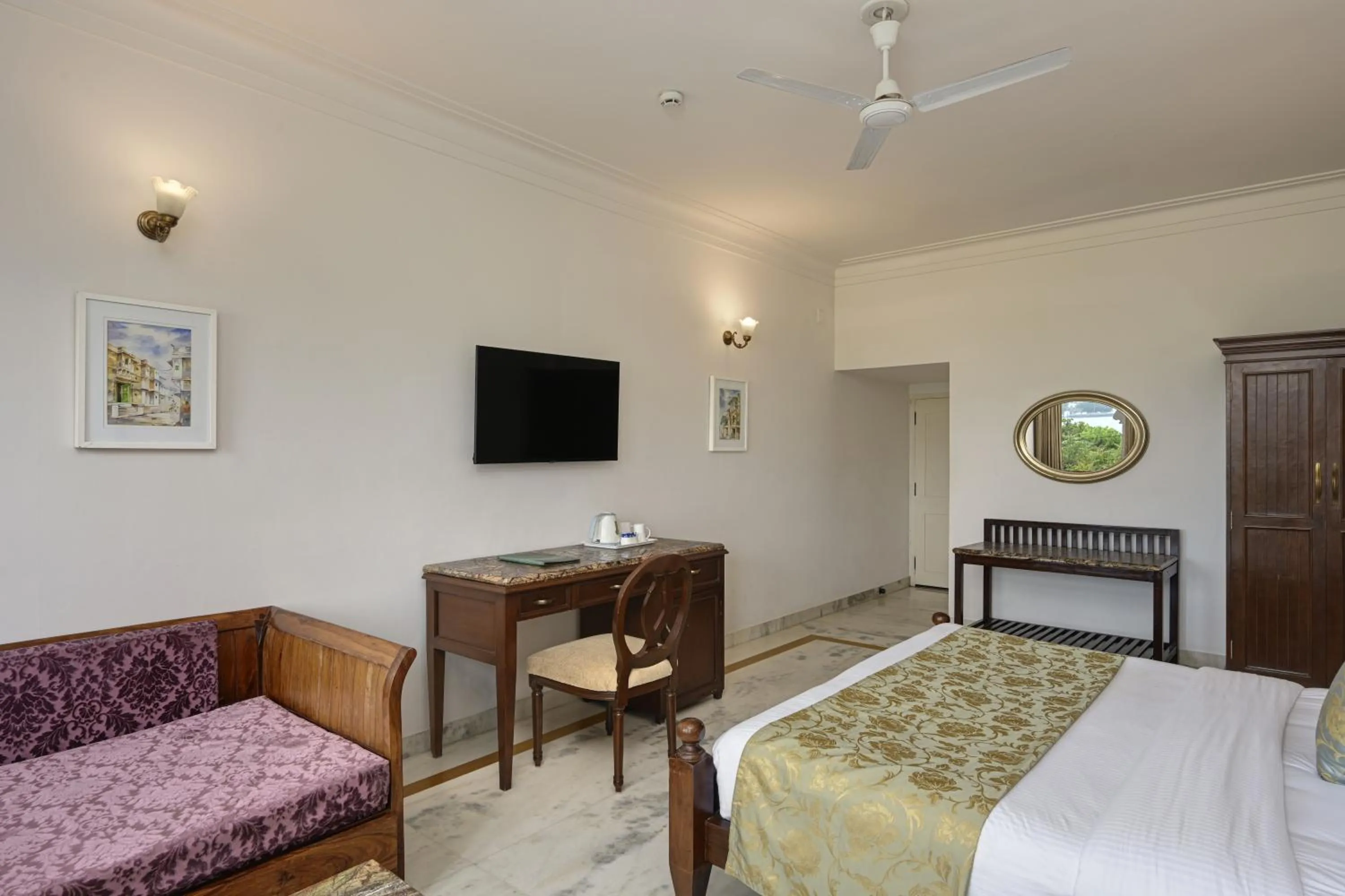 View (from property/room), Bed in Rampratap Palace by Fateh Collection