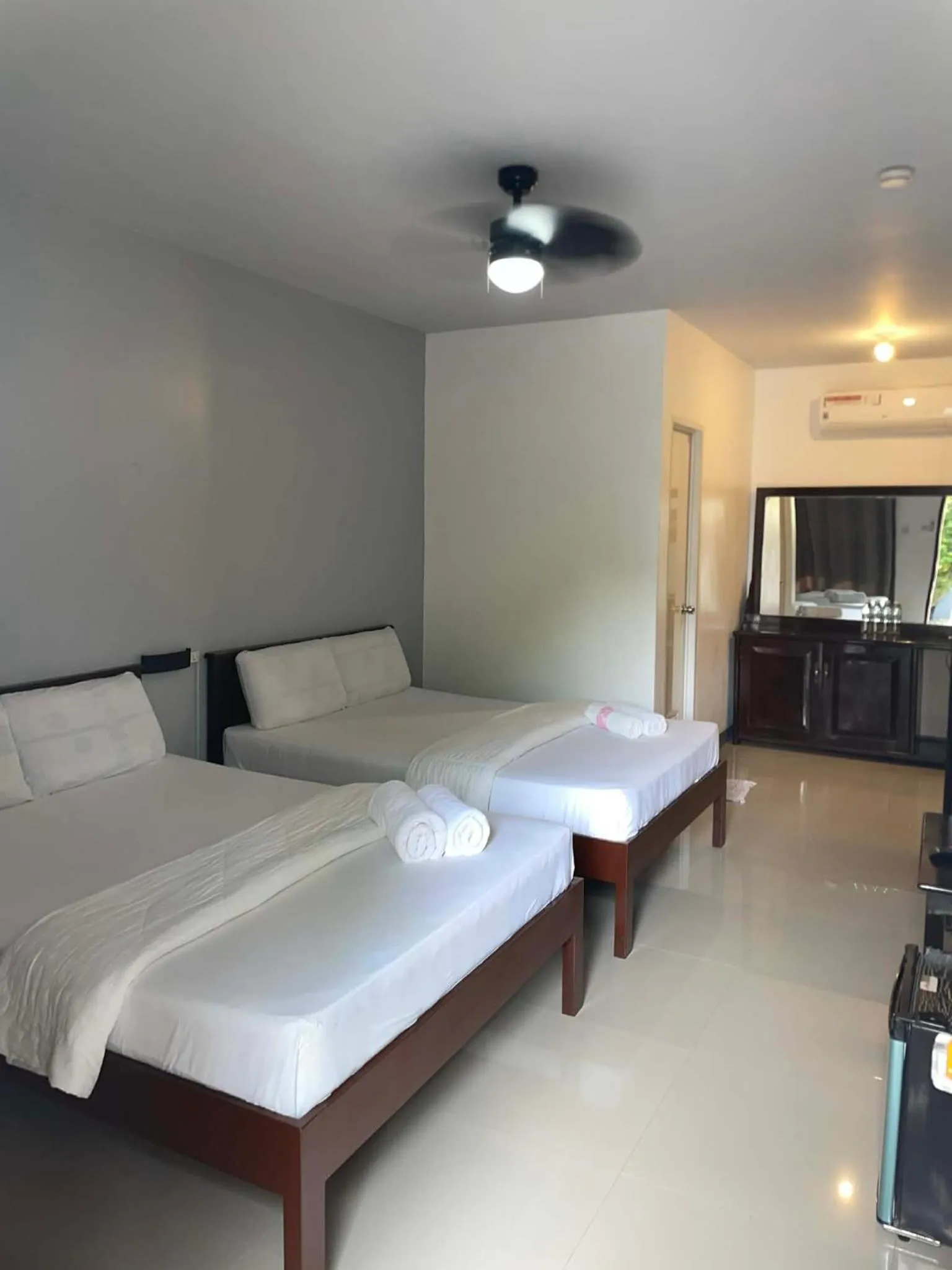 Bed in Garden Village Resort