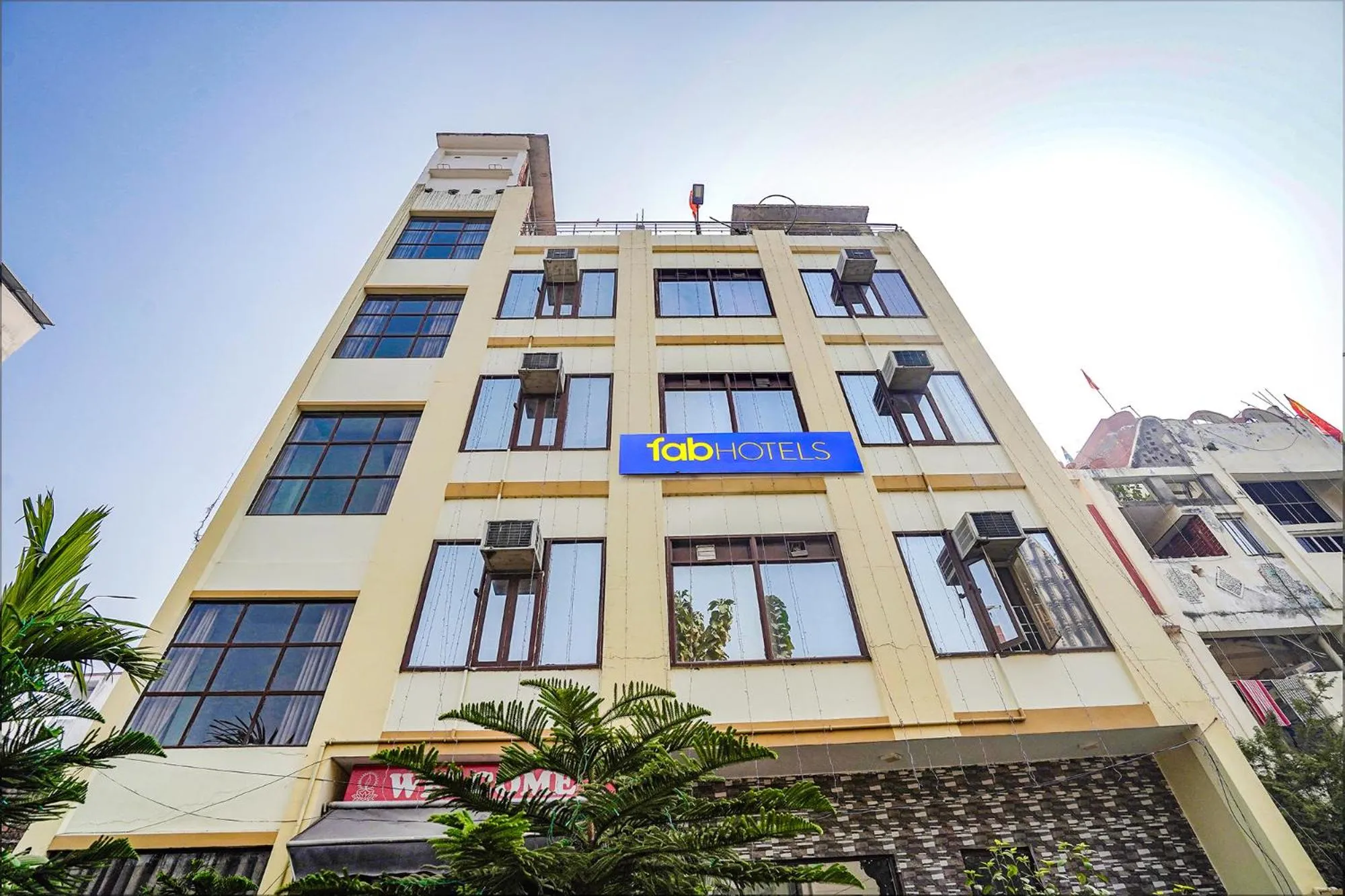 Facade/entrance in FabHotel Deepak Palace