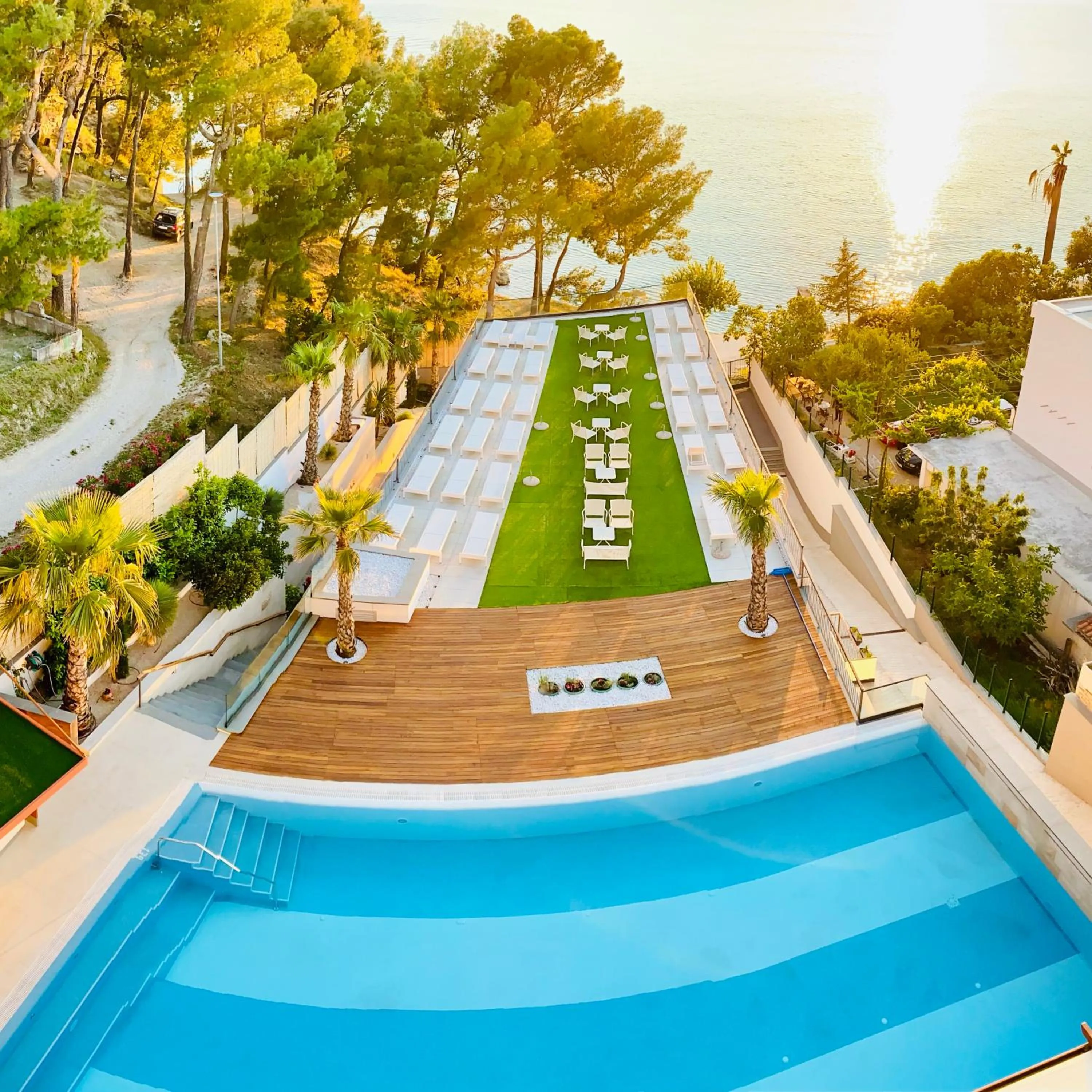 Bird's eye view in Hotel Eden