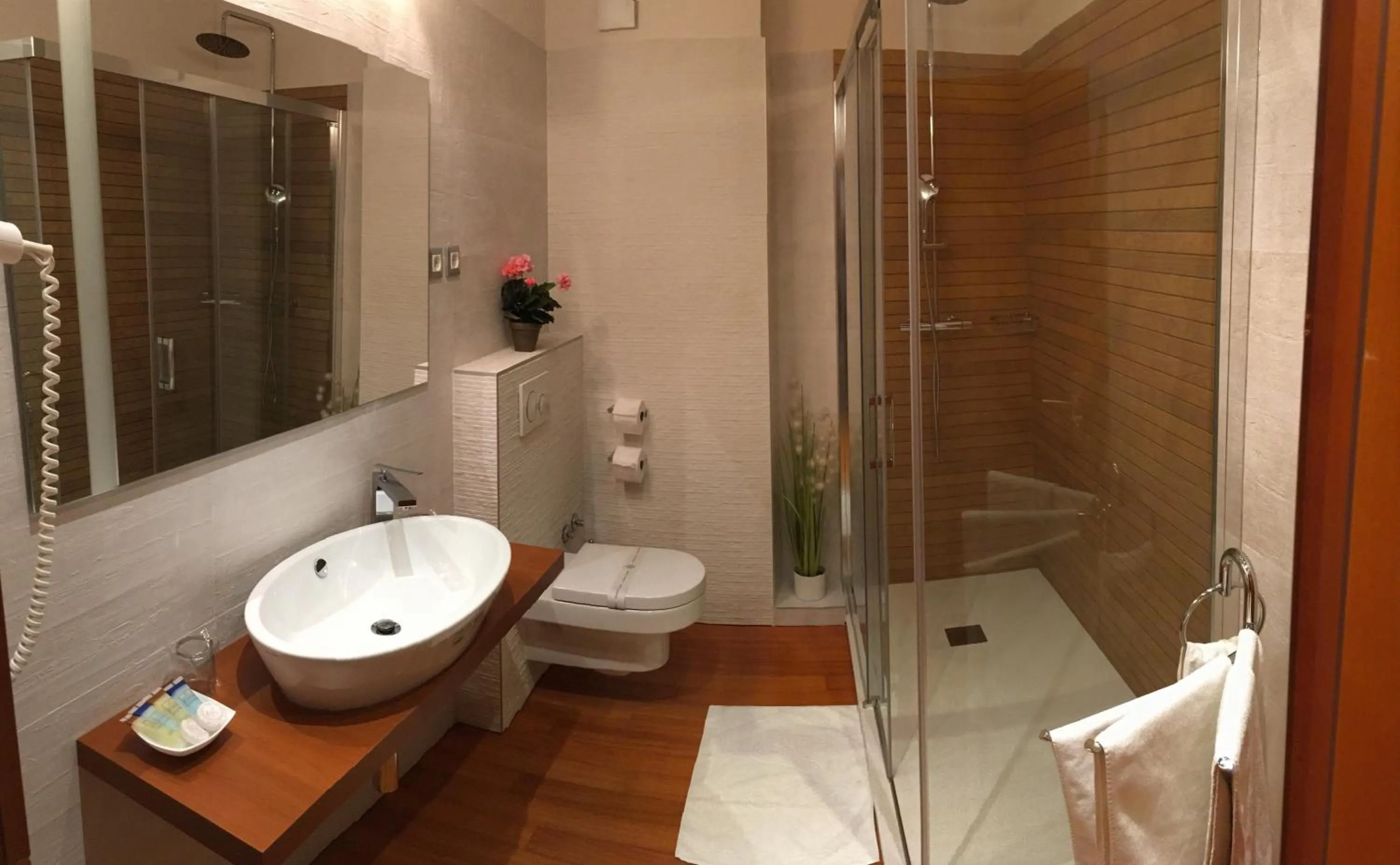 Shower in Hotel Eden