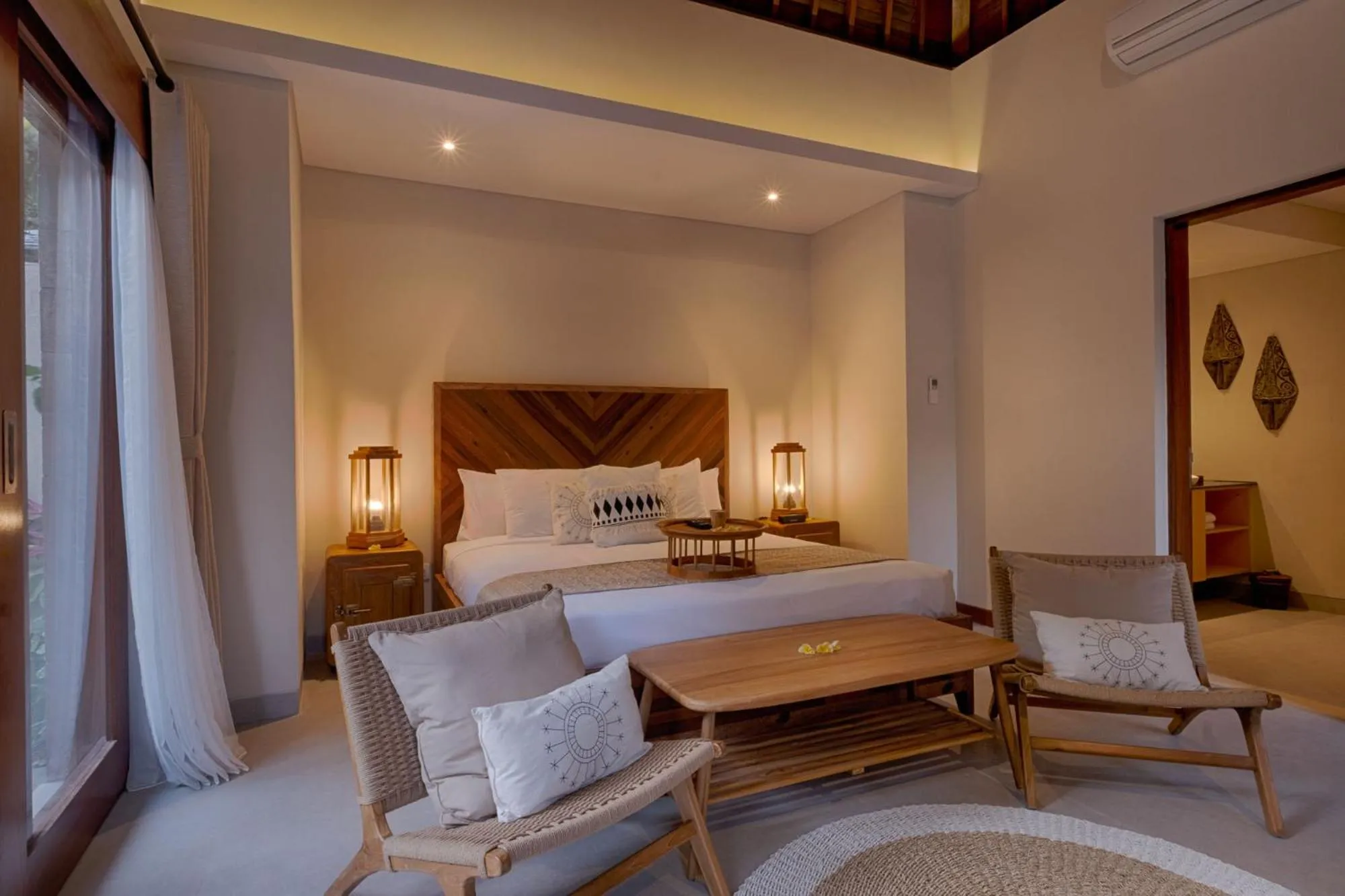 Bed in Mas Ubud Villa by Sanga Sanga Hospitality