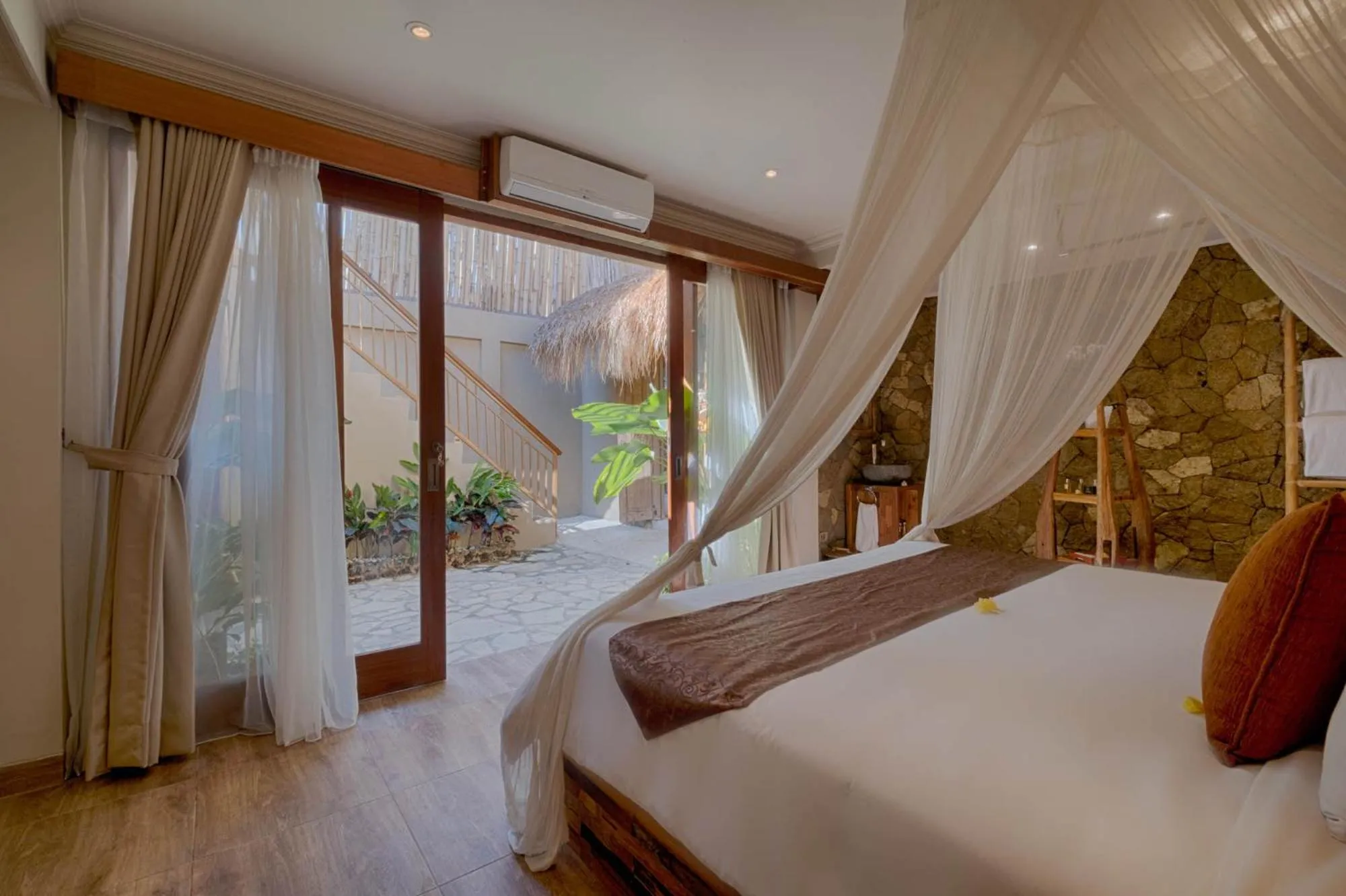 Bed in Mas Ubud Villa by Sanga Sanga Hospitality