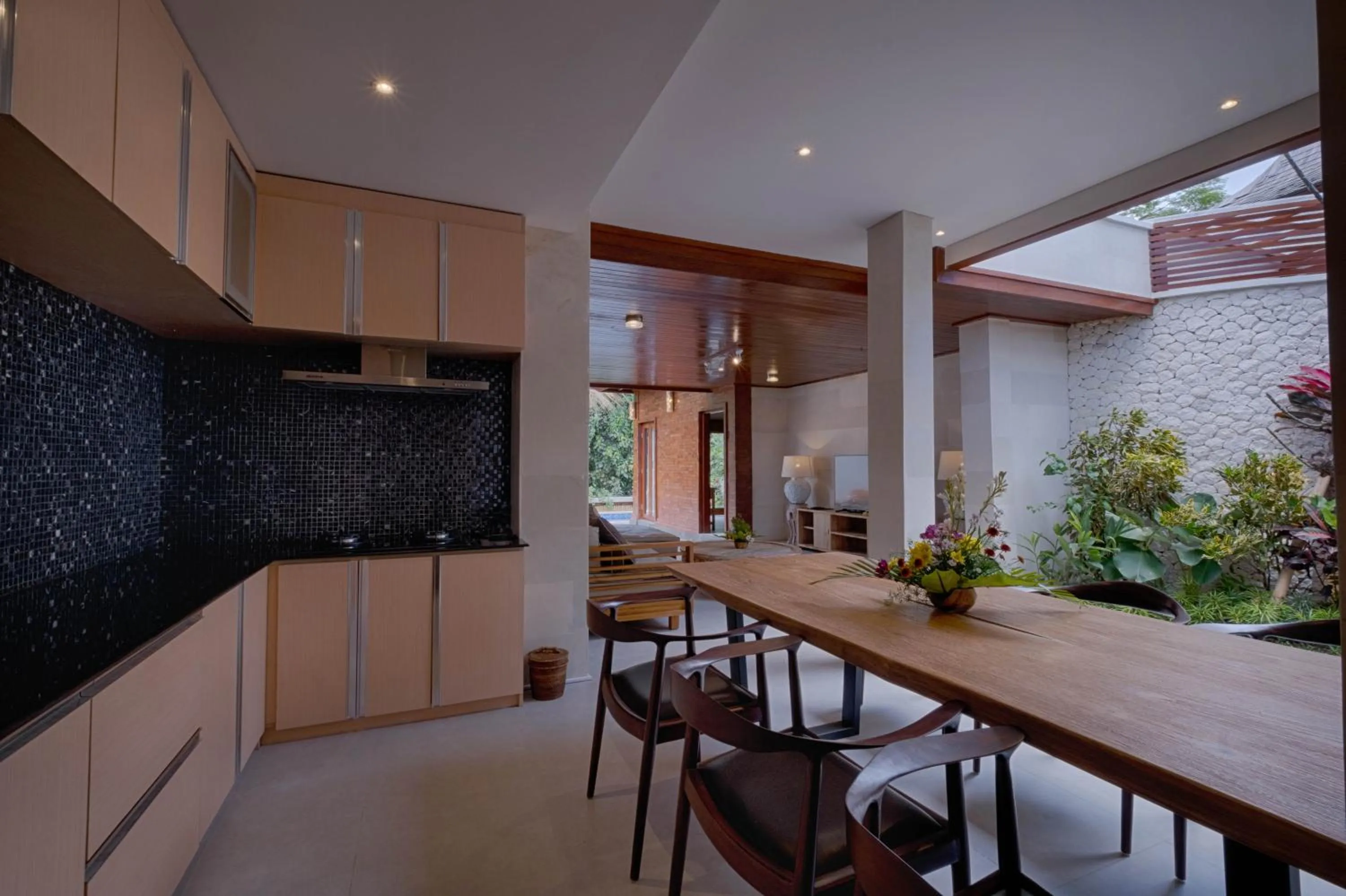 Kitchen or kitchenette in Mas Ubud Villa by Sanga Sanga Hospitality