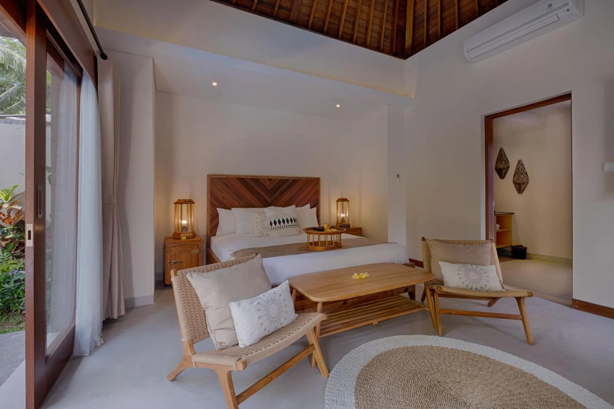 Bed in Mas Ubud Villa by Sanga Sanga Hospitality