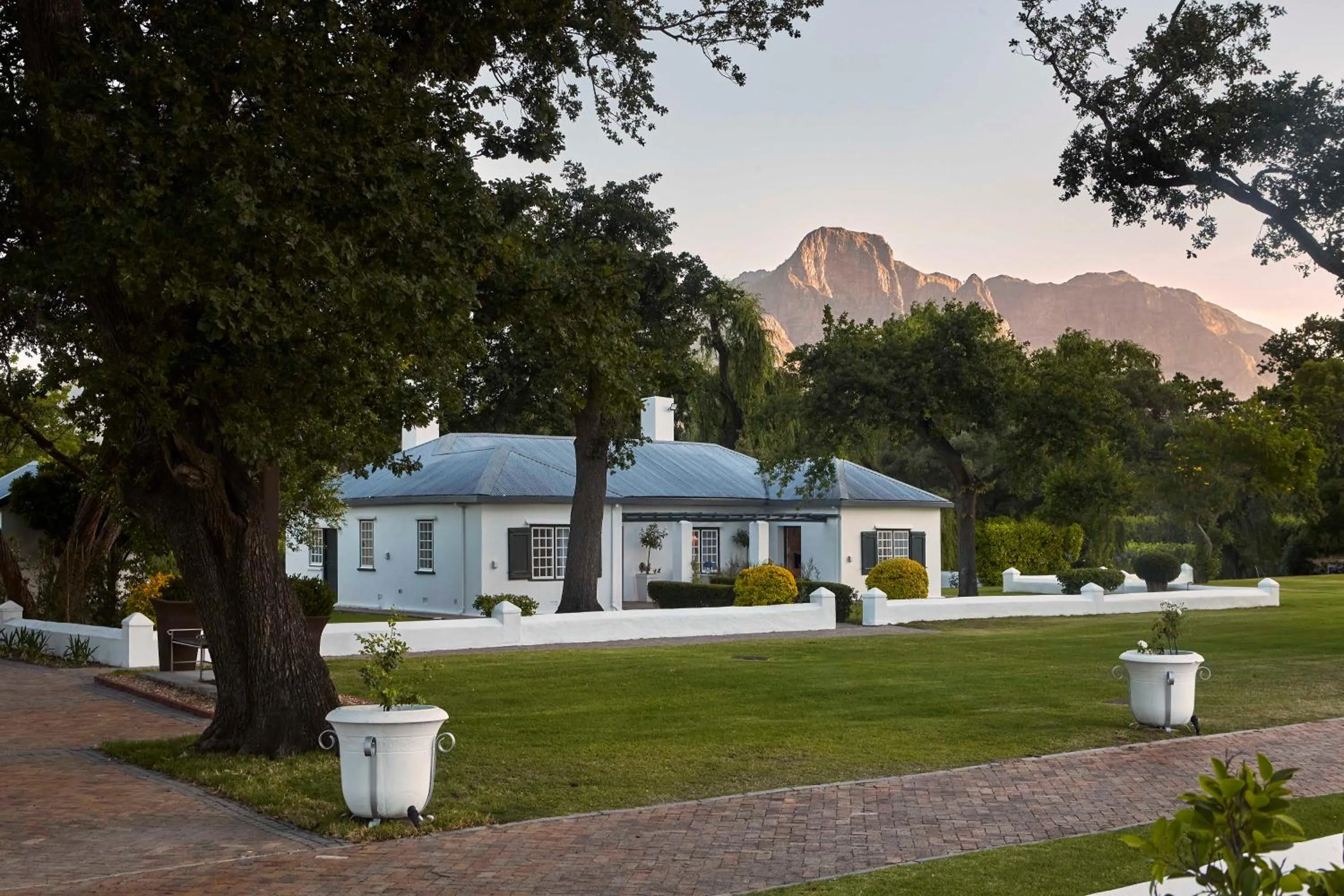 Property building in Allèe Bleue Wine Estate