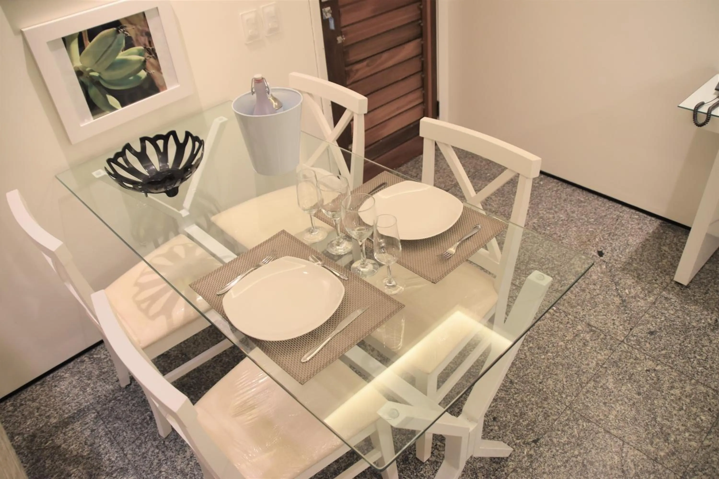 Decorative detail in Seaflats Iracema Residence