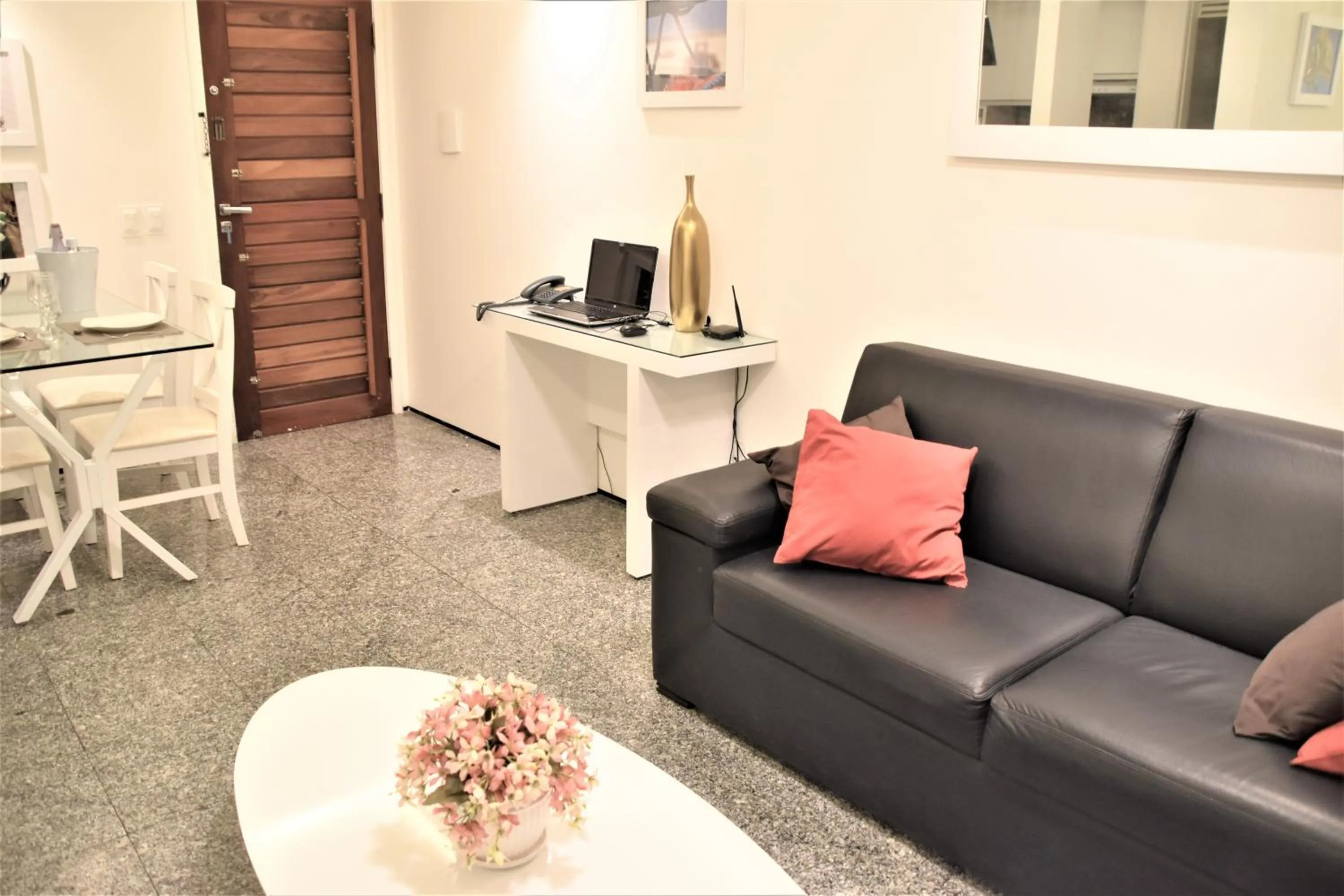 Living room in Seaflats Iracema Residence