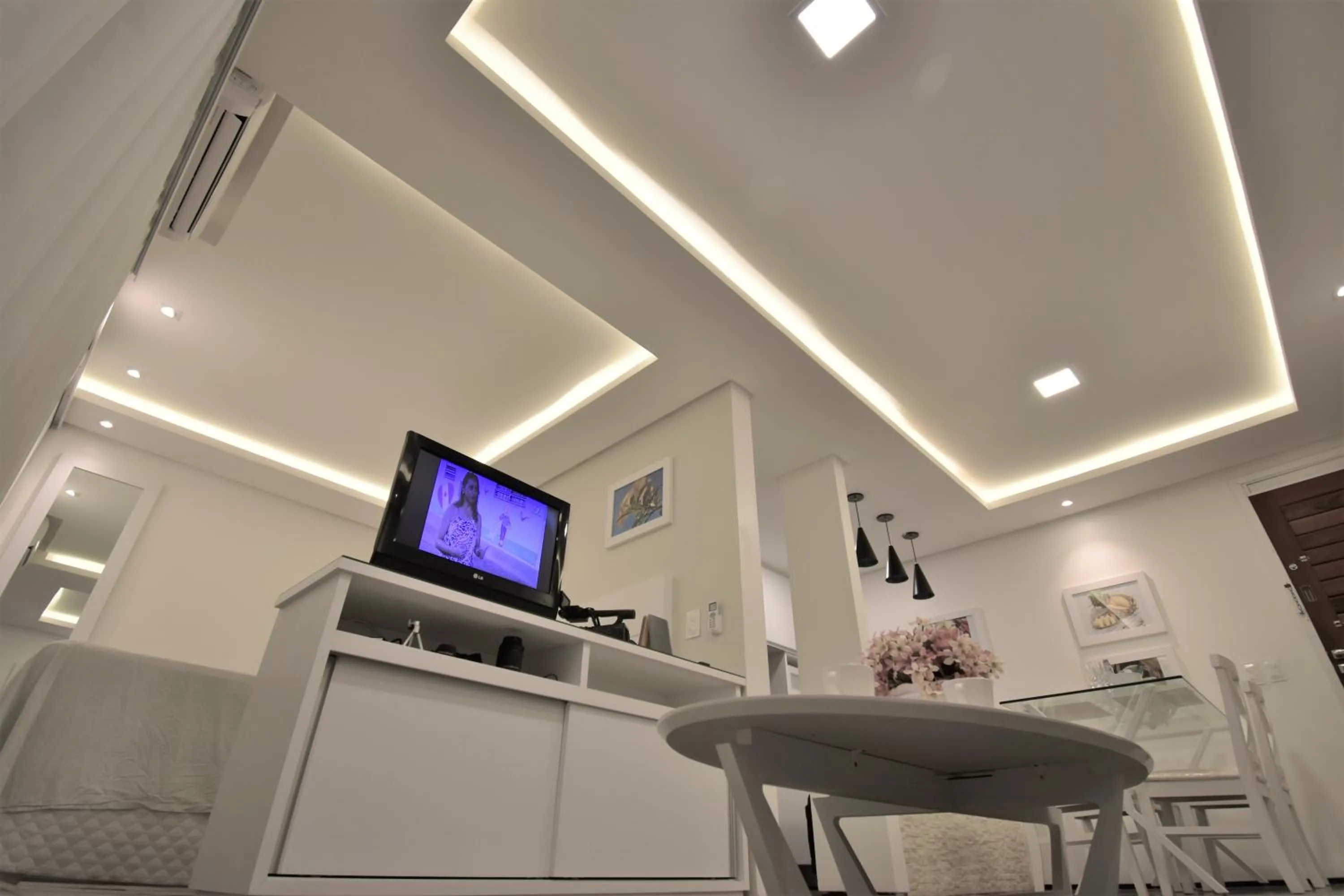 Communal lounge/ TV room in Seaflats Iracema Residence