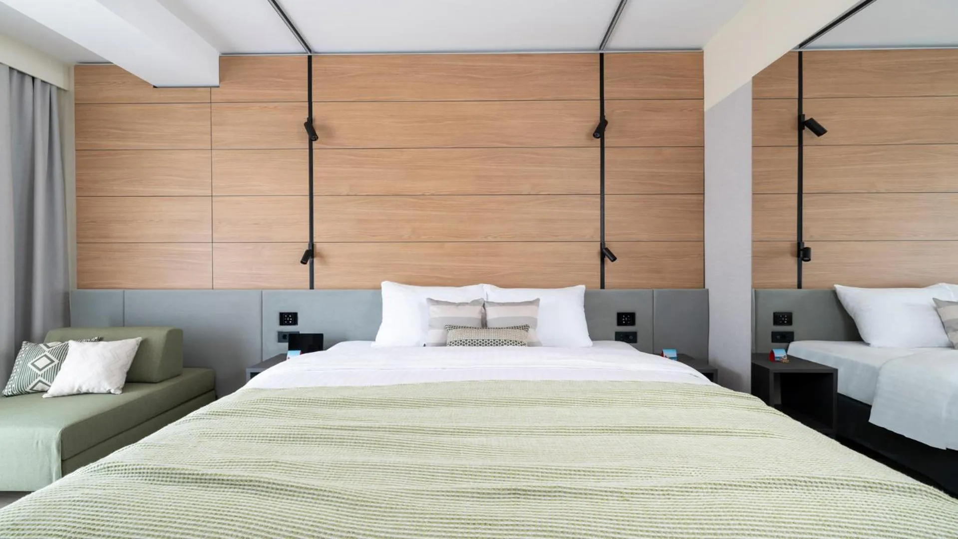 Bed in Hotel Pelegrin Plava Laguna