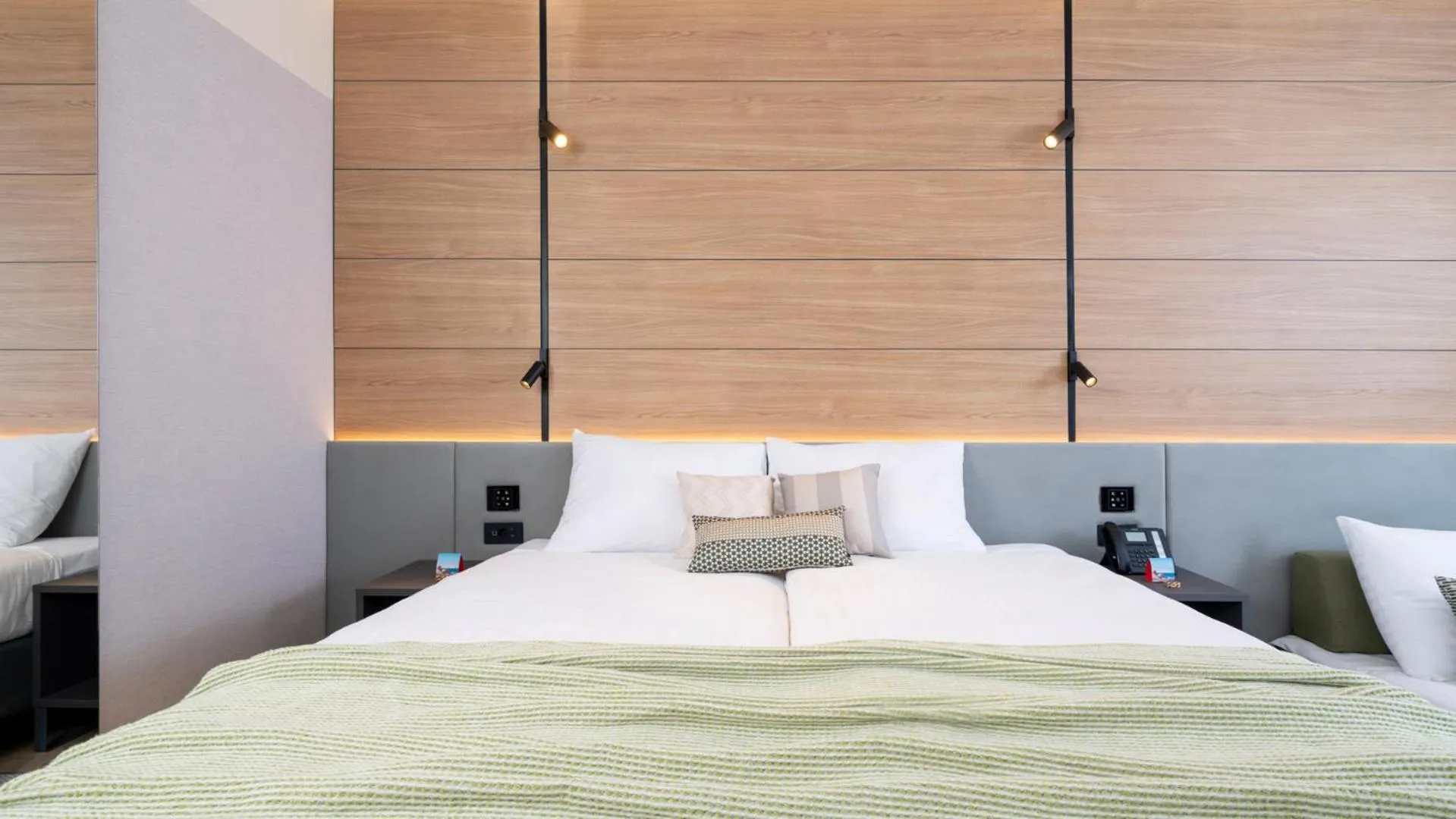 Bed in Hotel Pelegrin Plava Laguna