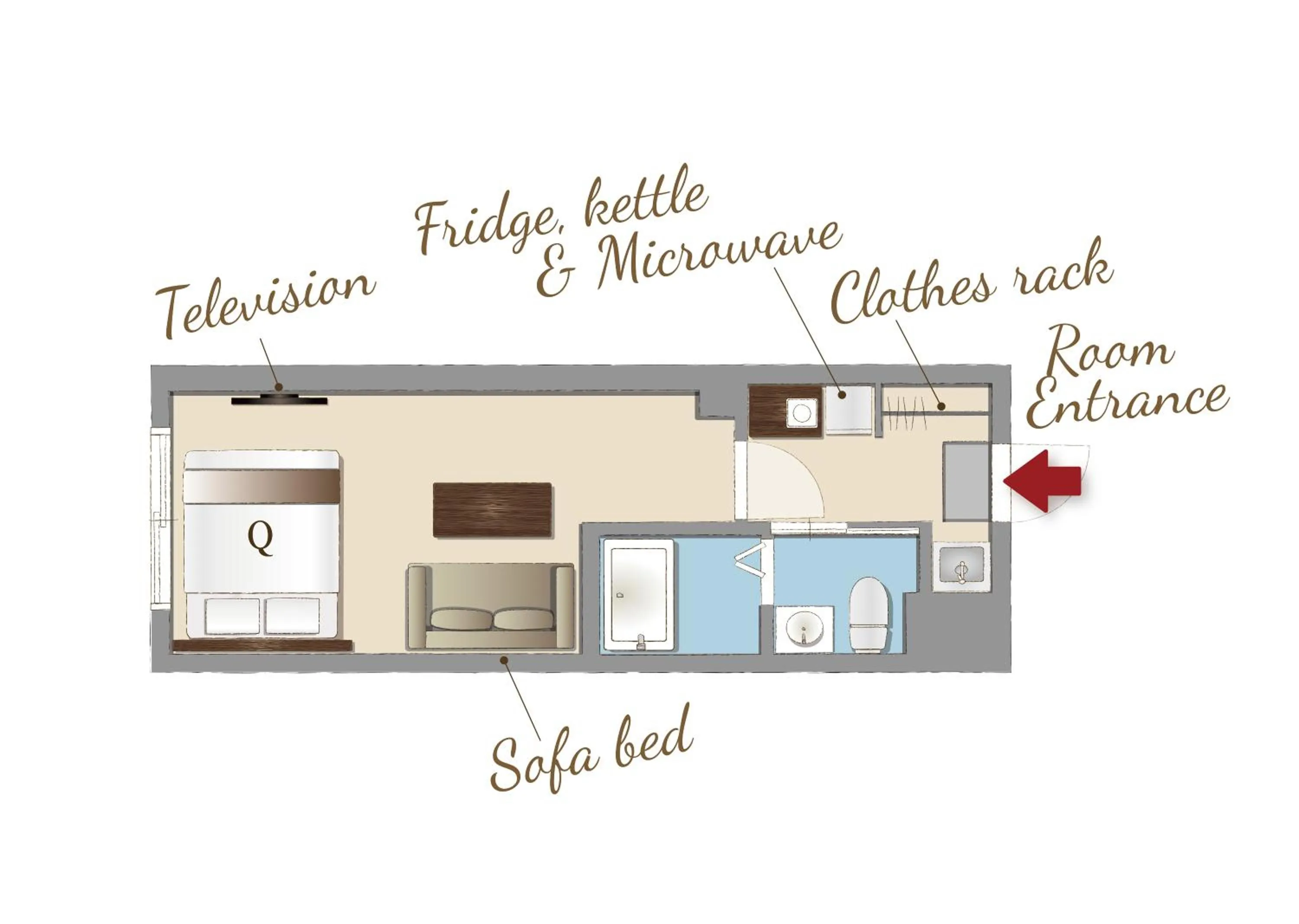 Floor plan in RESI STAY GIONDO KYOTO Higashiyama Sanjo