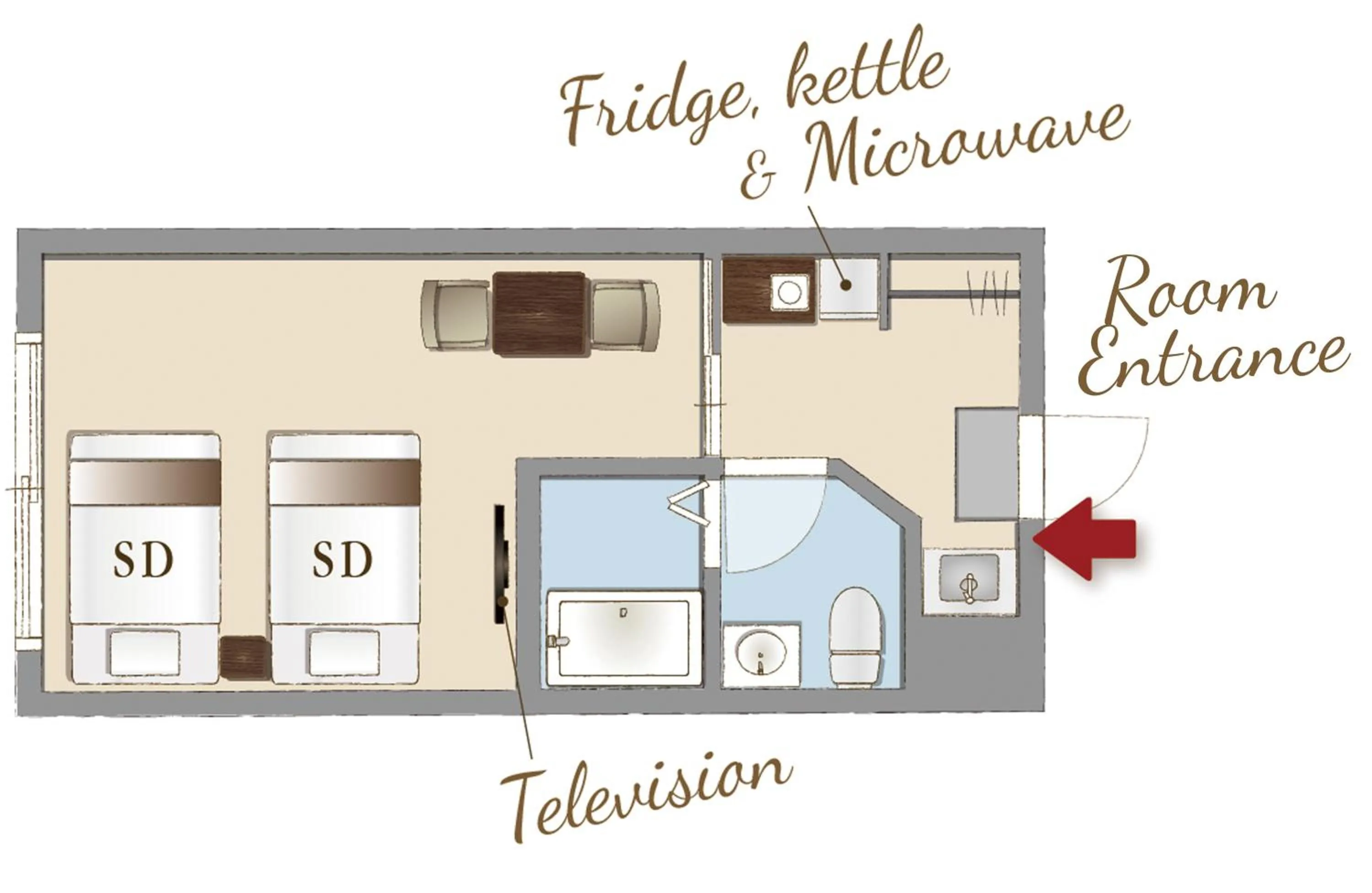 Floor plan in RESI STAY GIONDO KYOTO Higashiyama Sanjo