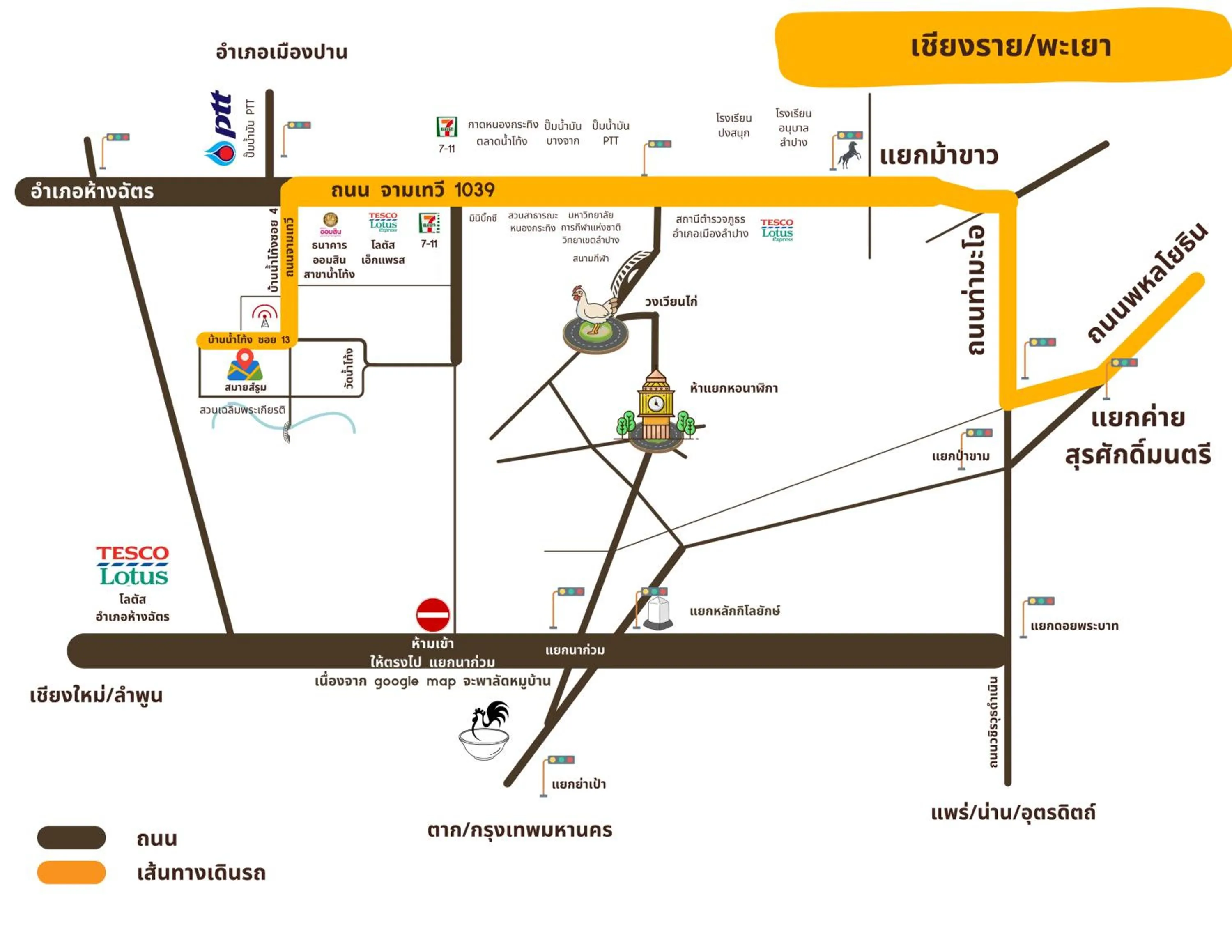 Nearby landmark in Smaids Room