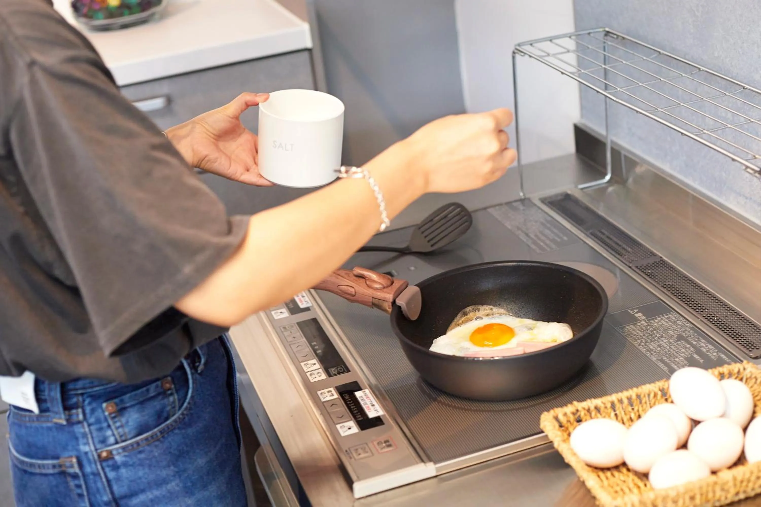 Kitchen or kitchenette in Drop Inn Tottori
