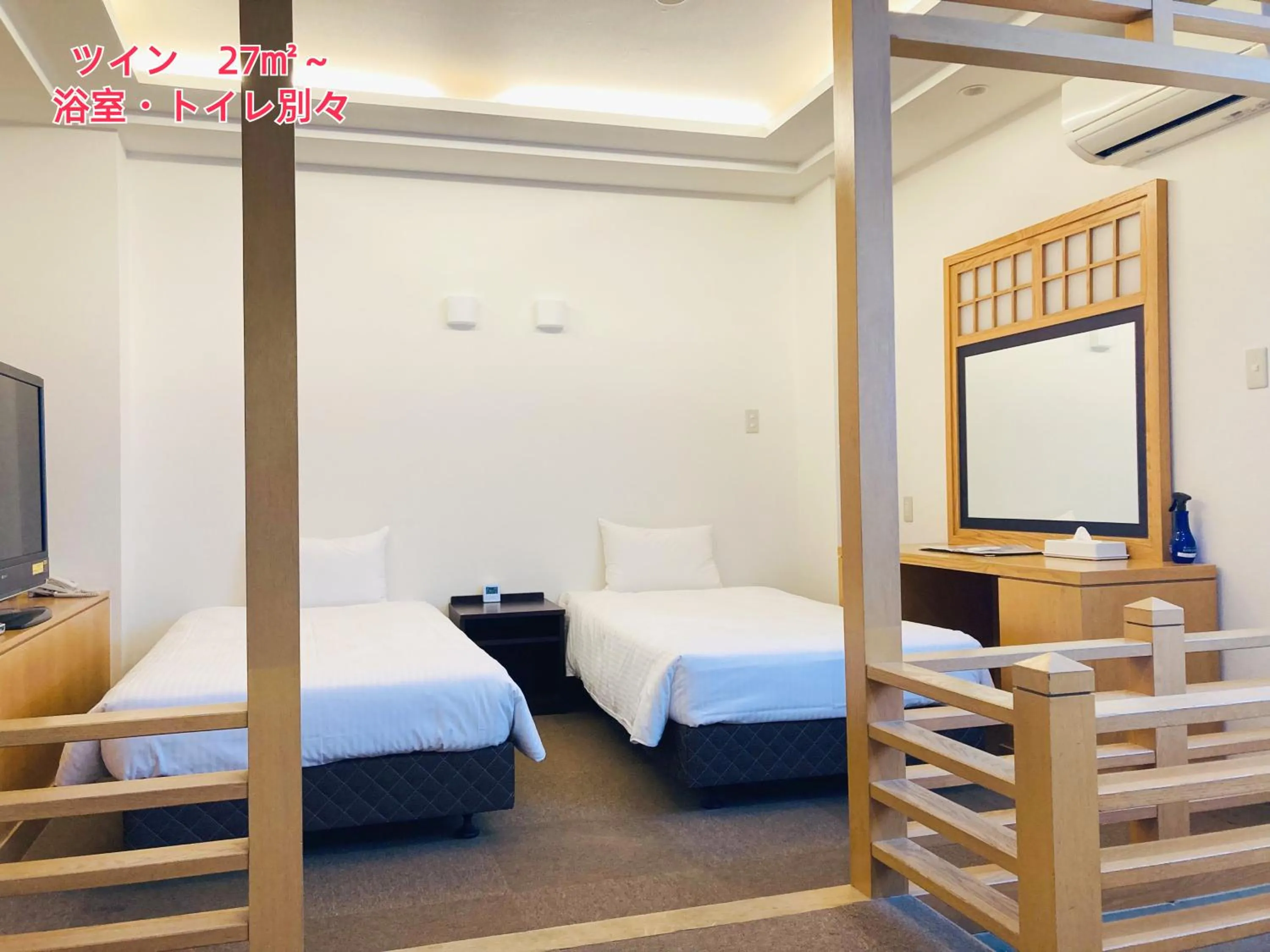 Photo of the whole room, Bed in Okinawa Hotel Precia