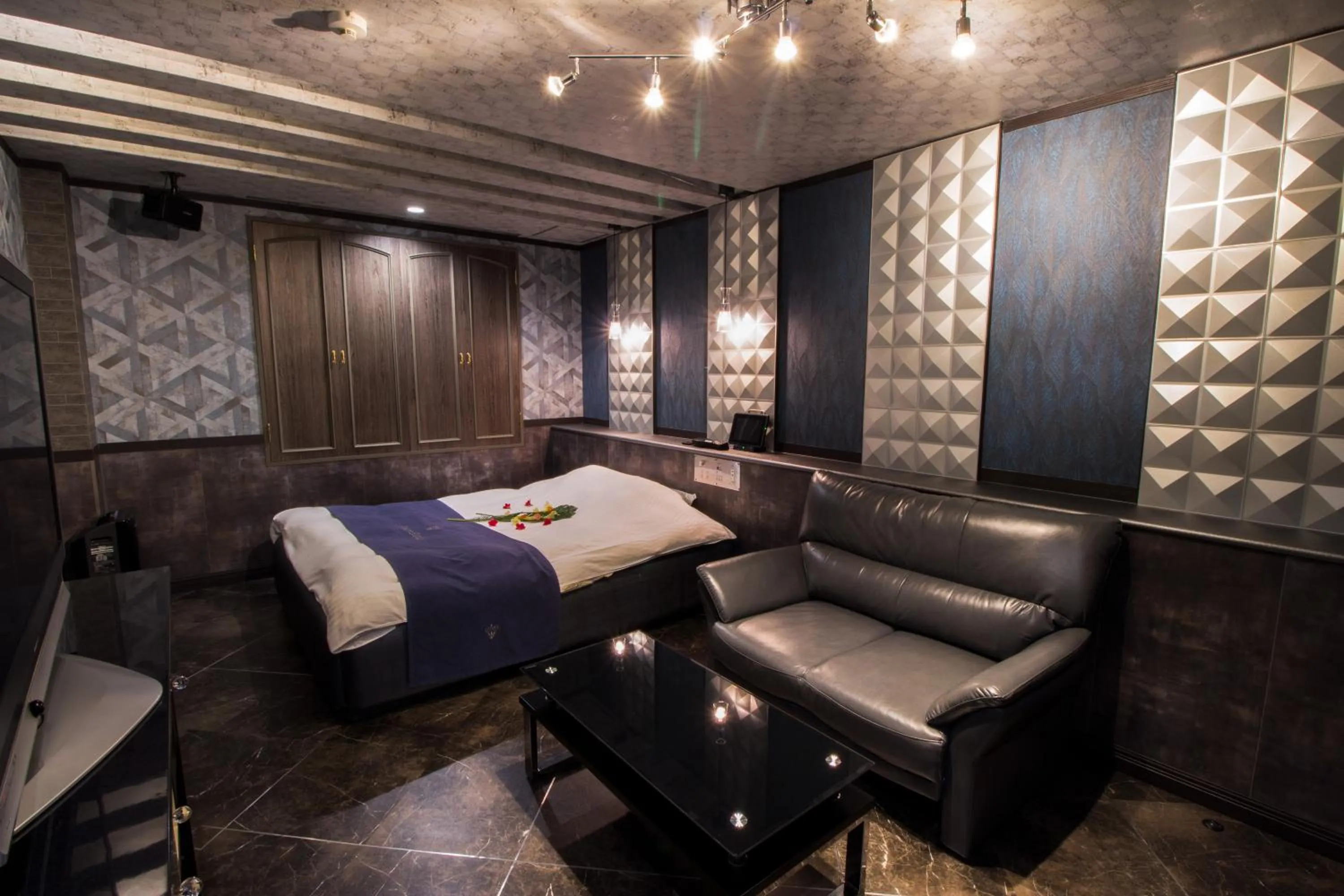 Bed in ホテル アンジュエトワール 堺 - Adult Only