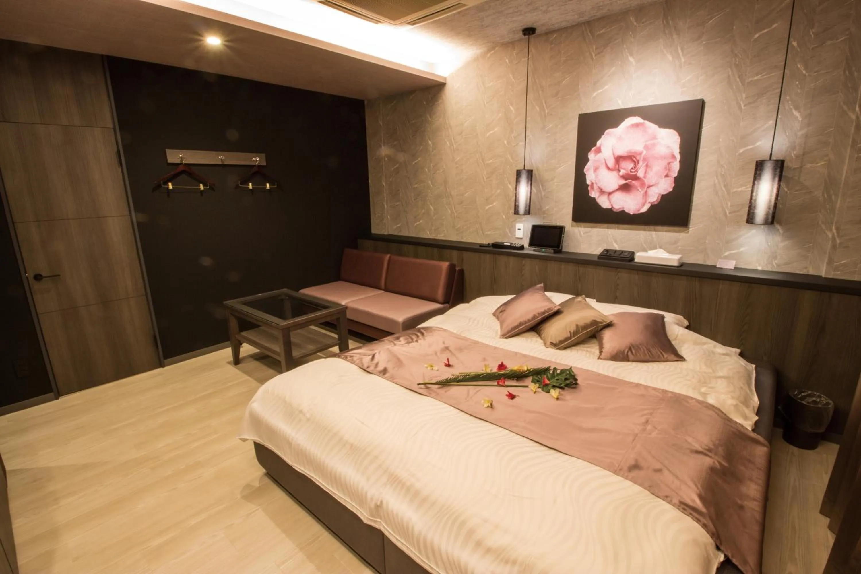 Bed in ホテル アンジュエトワール 堺 - Adult Only