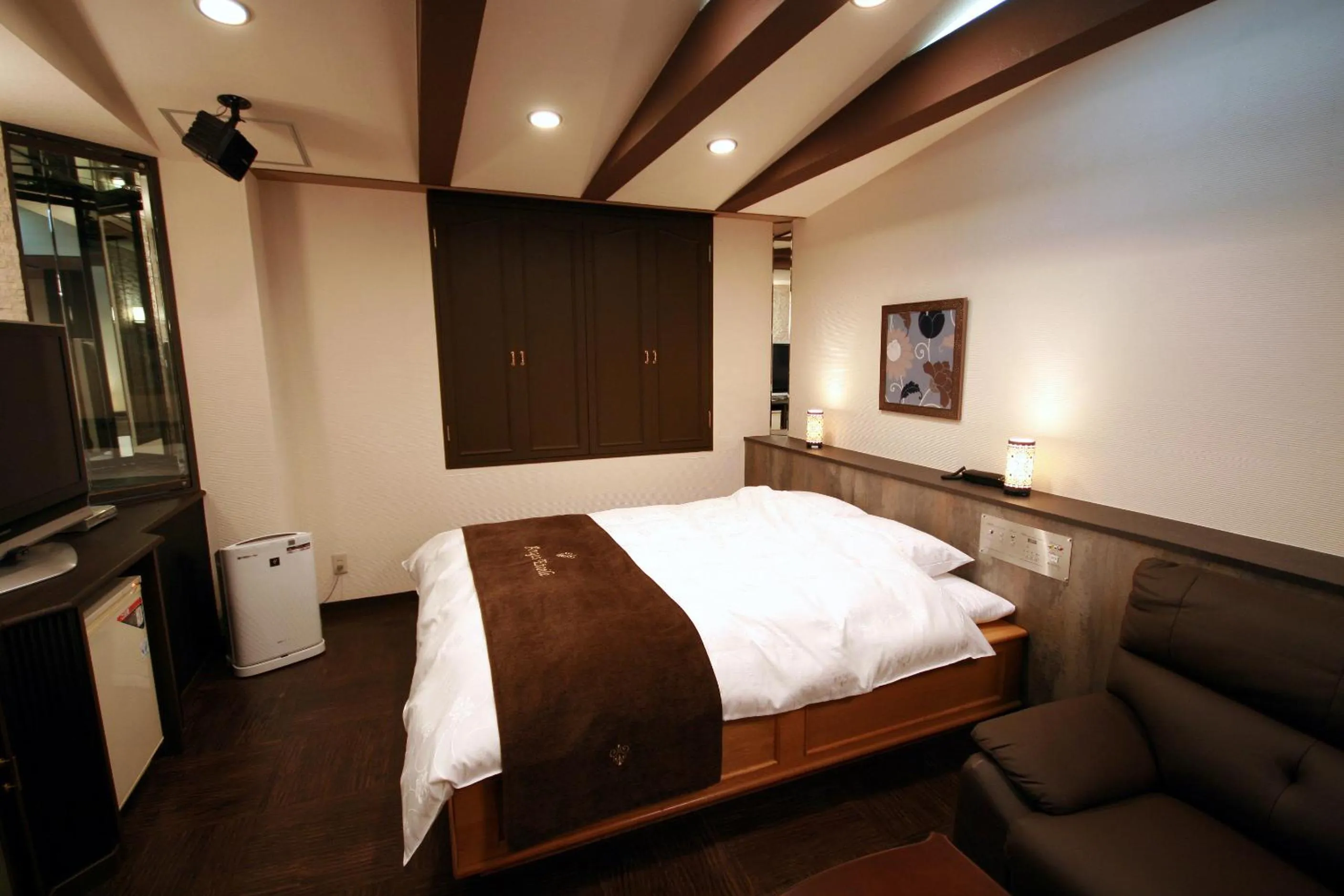 Bed in ホテル アンジュエトワール 堺 - Adult Only