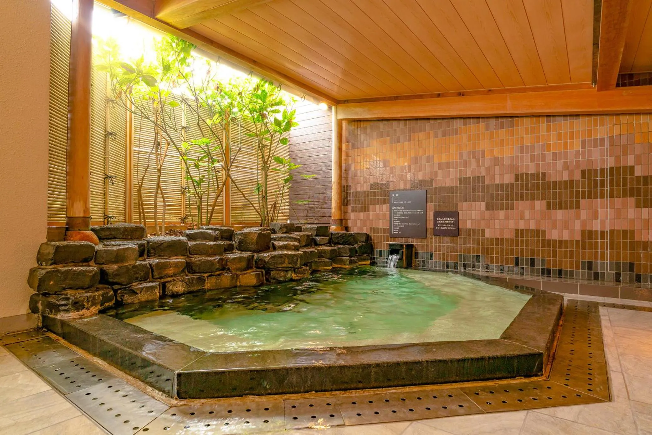 Open Air Bath in Ooedo Onsen Monogatari Premium Kinosaki