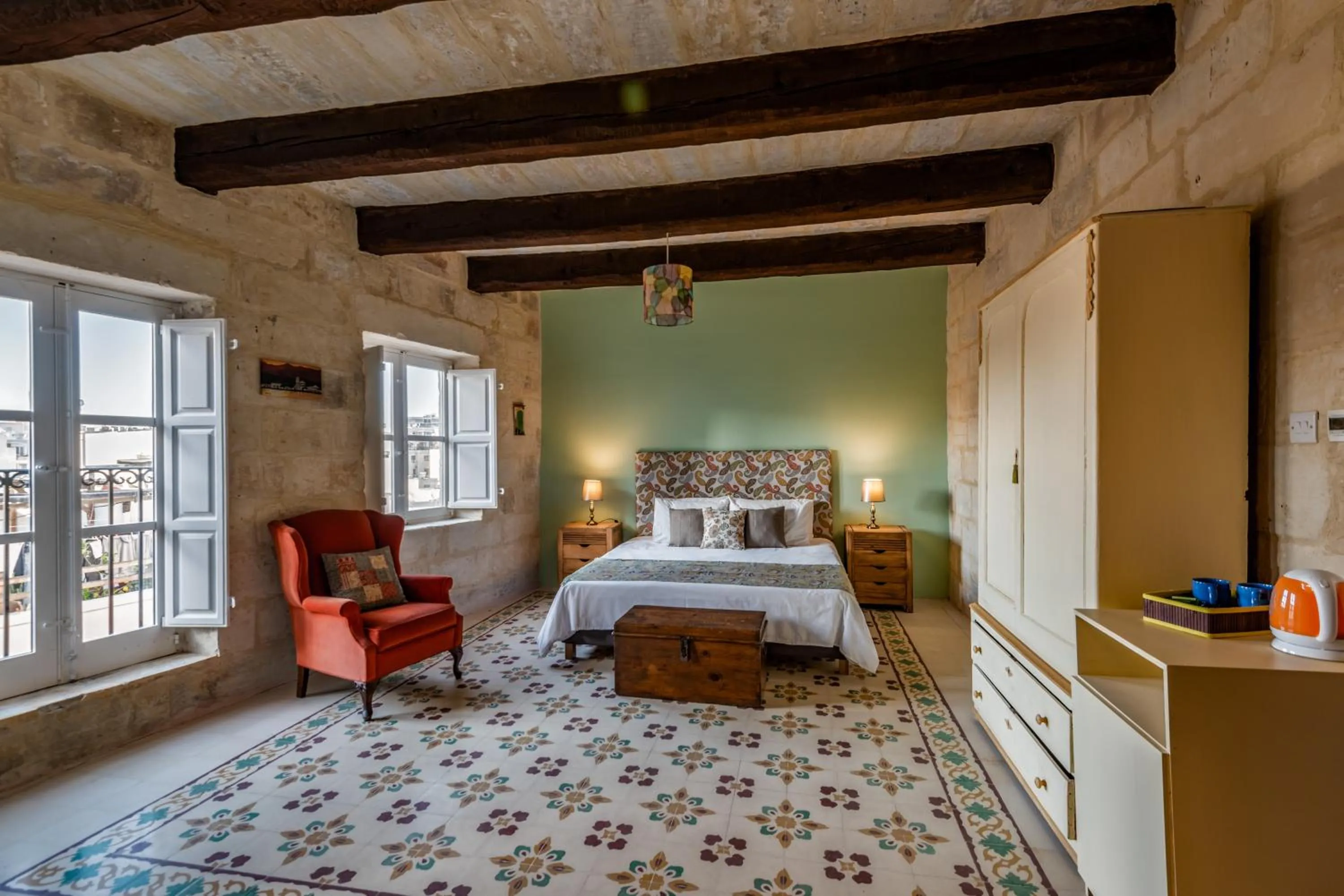 Photo of the whole room, Bed in The Stonehouse