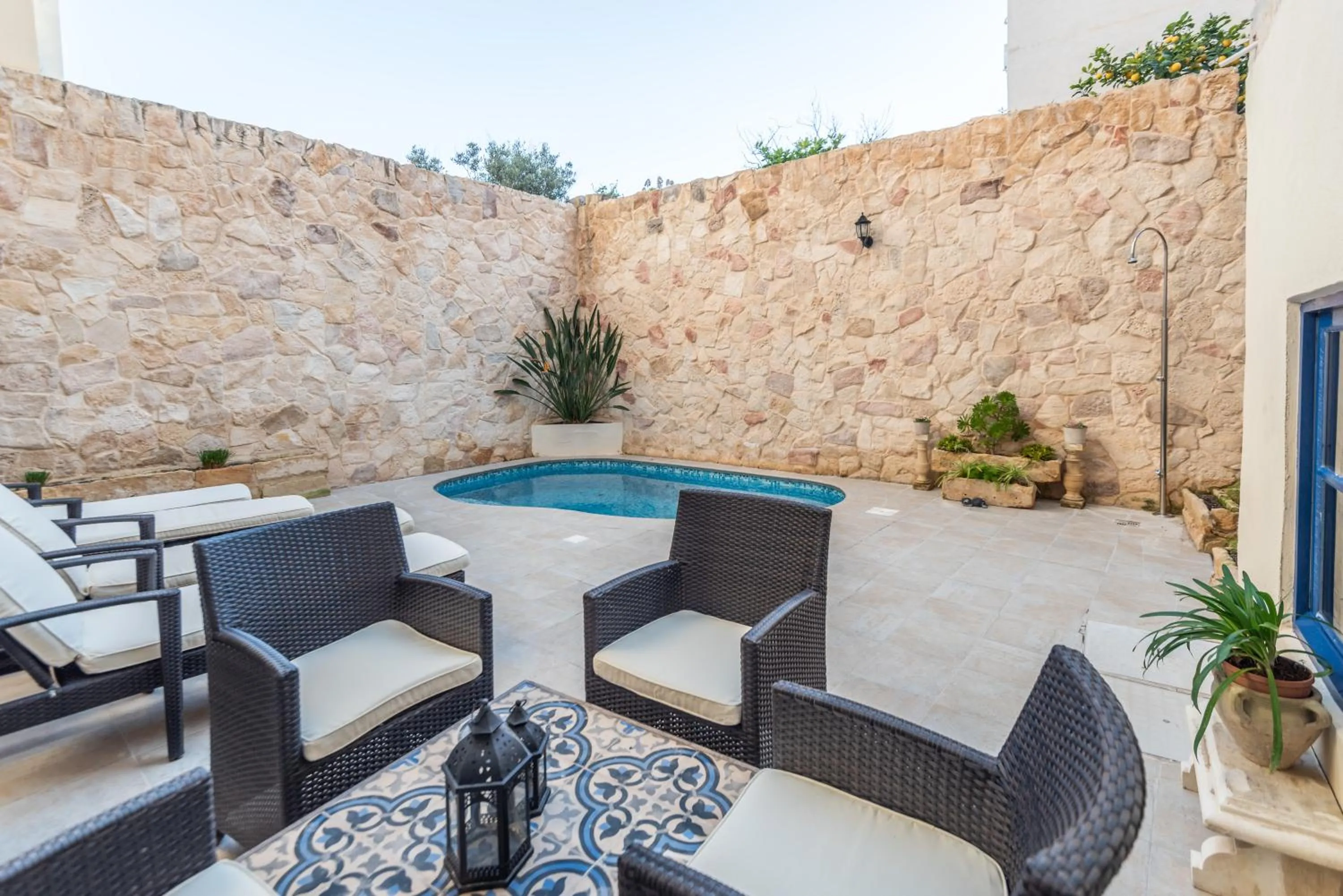 Pool view in The Stonehouse