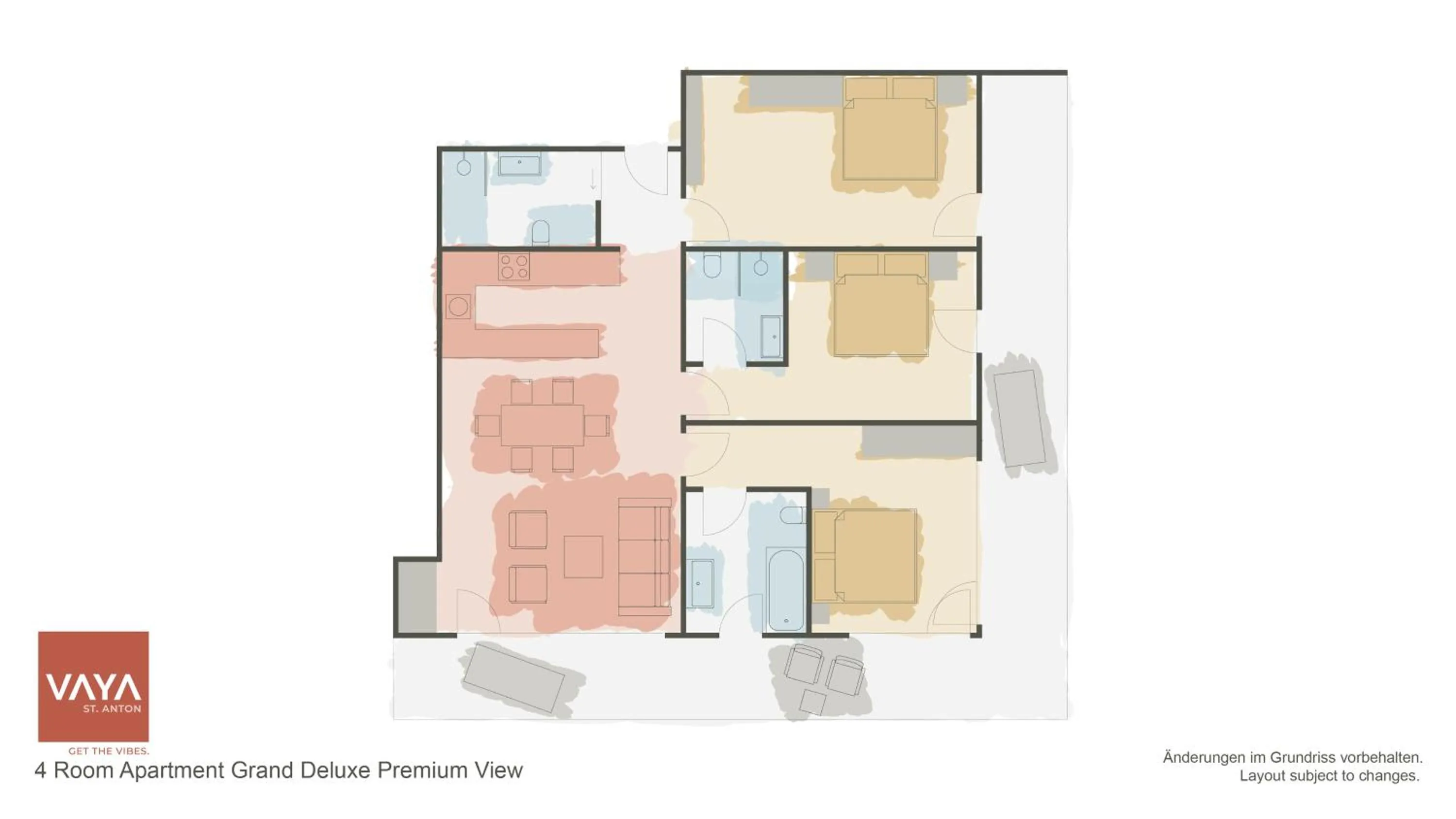 Floor plan in VAYA St Anton
