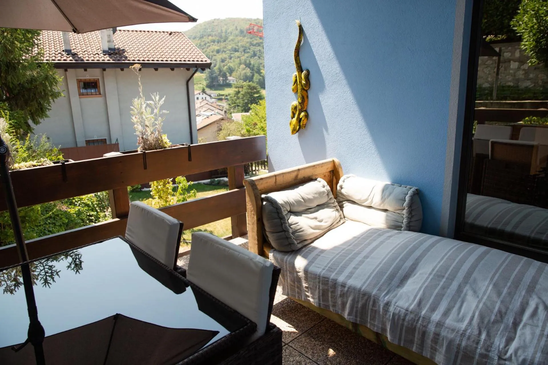 Balcony/Terrace in BnB Trento