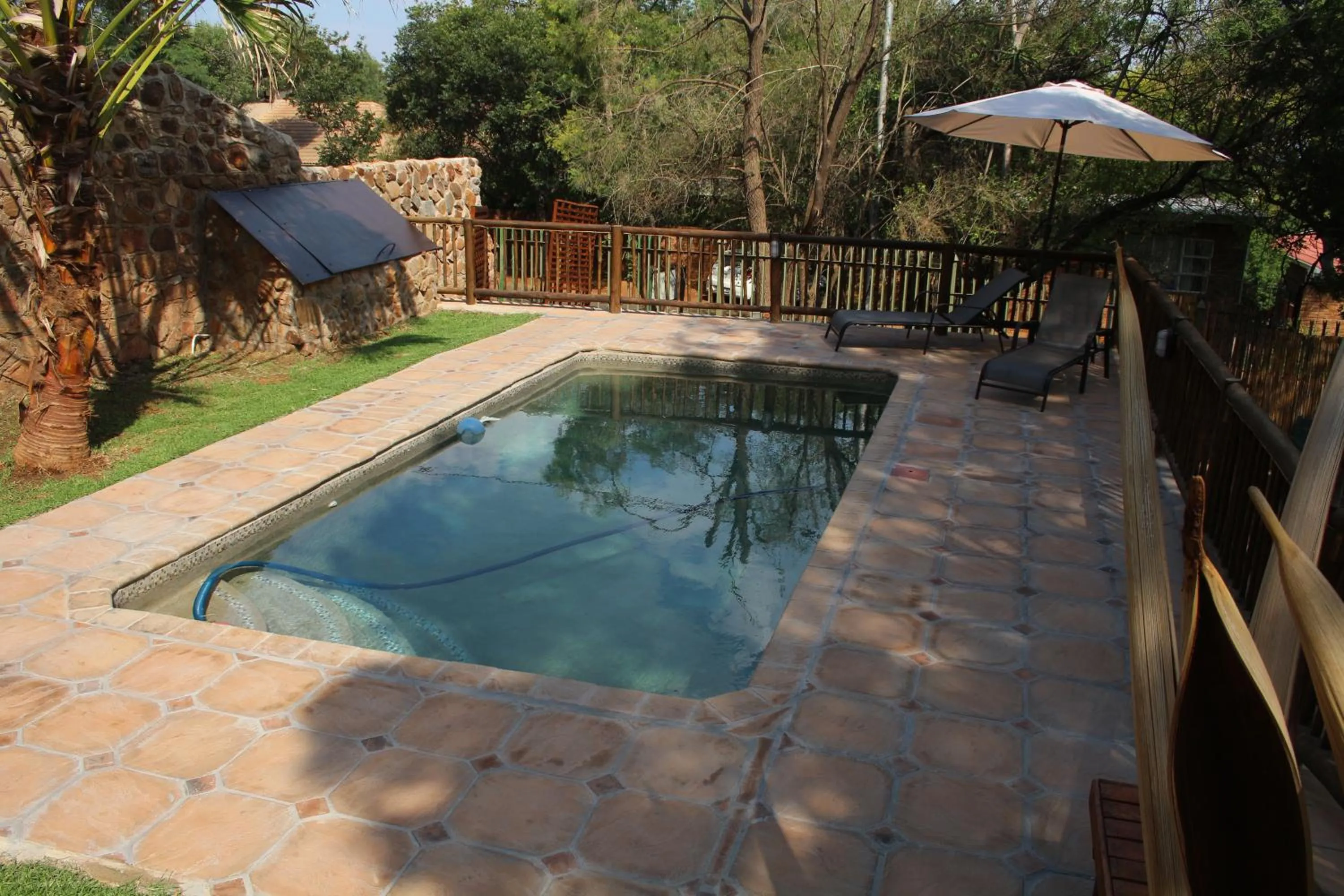 Swimming pool in Belle Vue Guesthouse