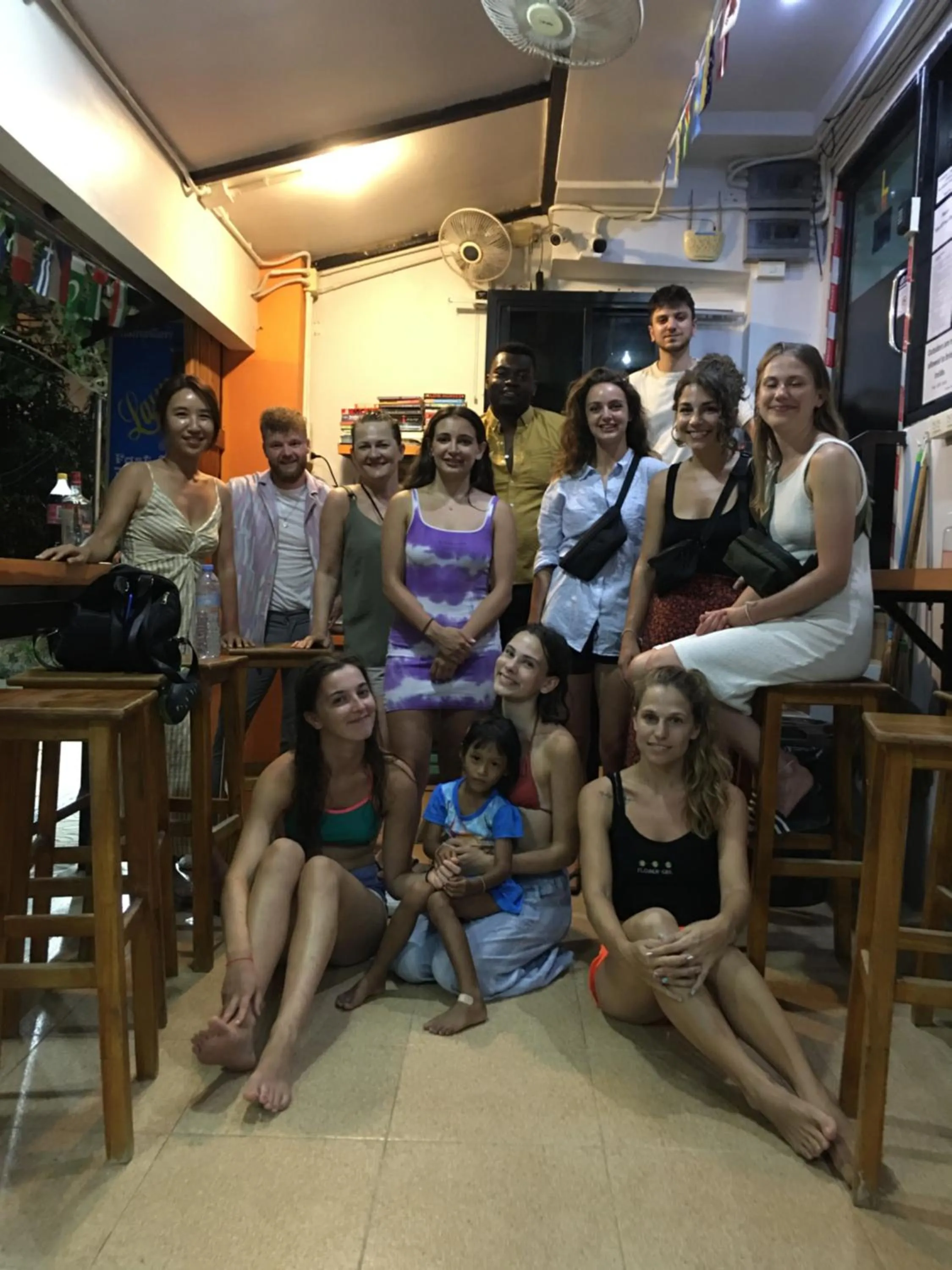 People in Voyagers Hostel