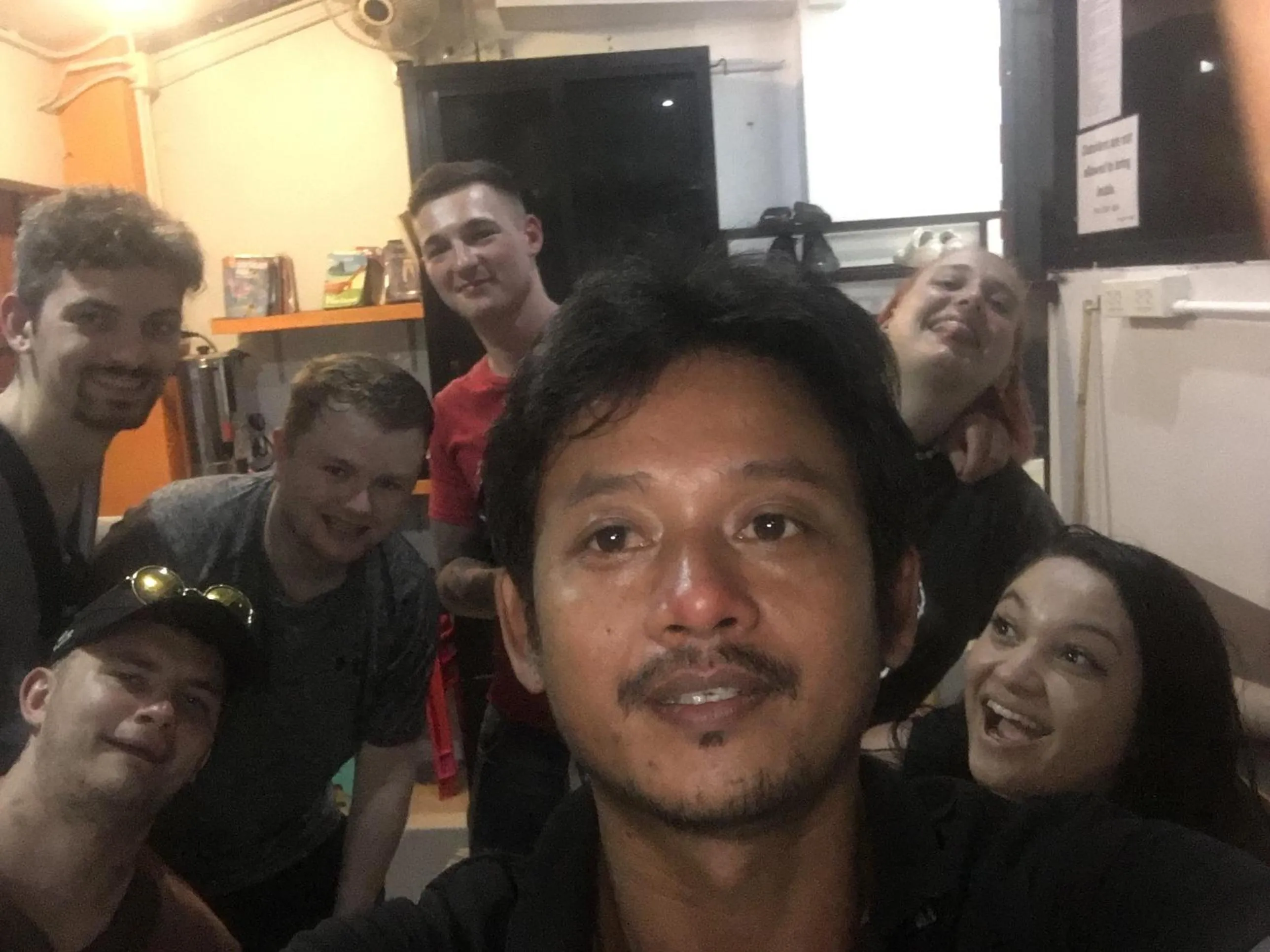 People in Voyagers Hostel