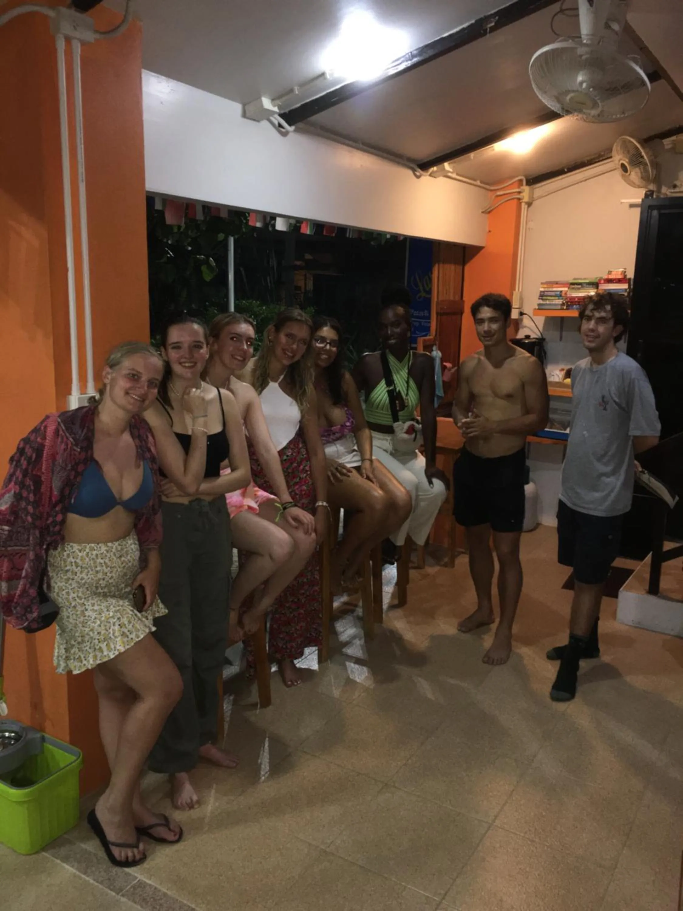 People in Voyagers Hostel