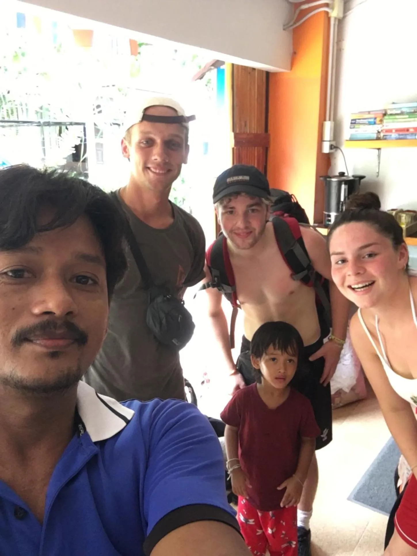 People in Voyagers Hostel