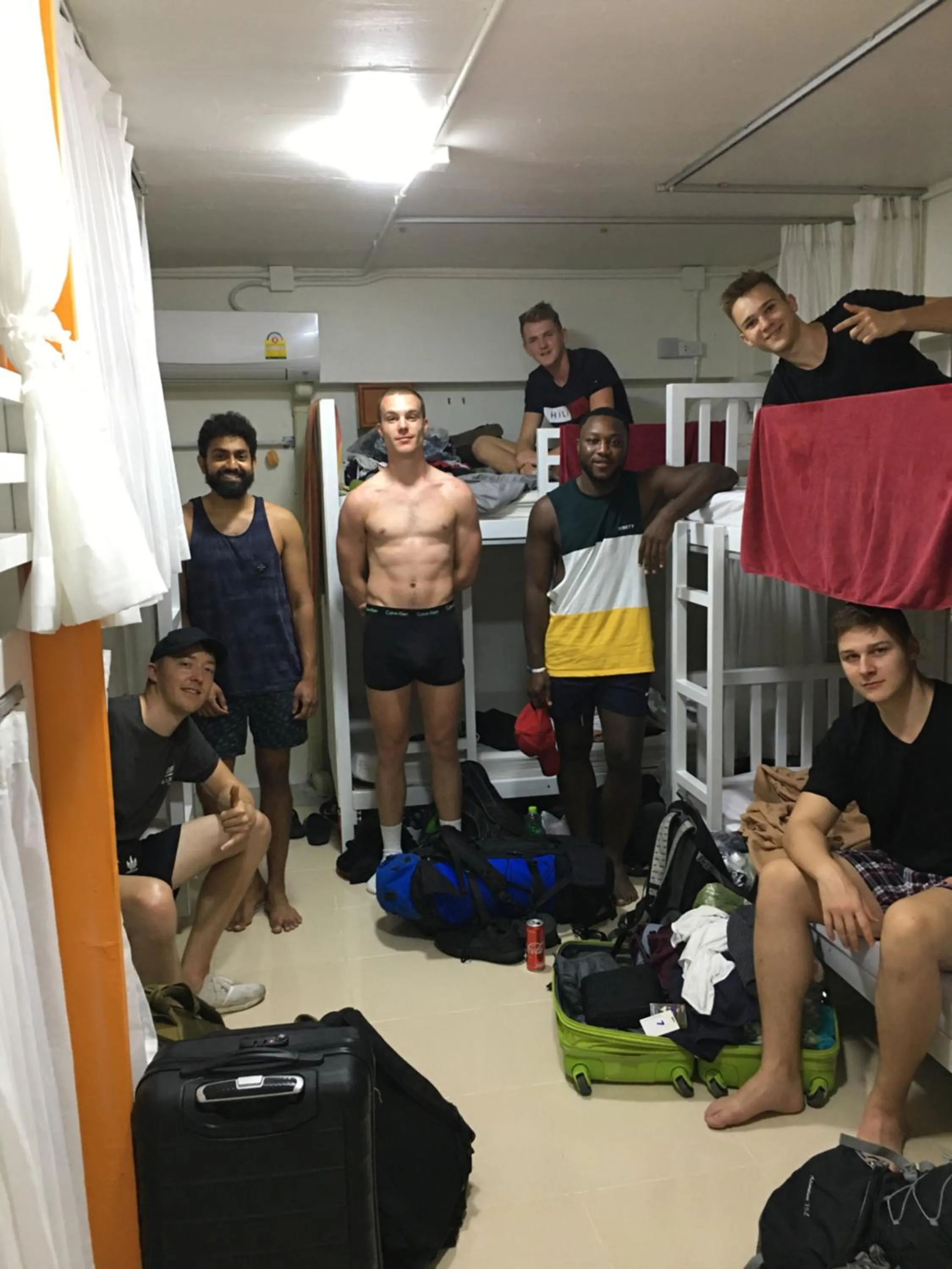 People in Voyagers Hostel