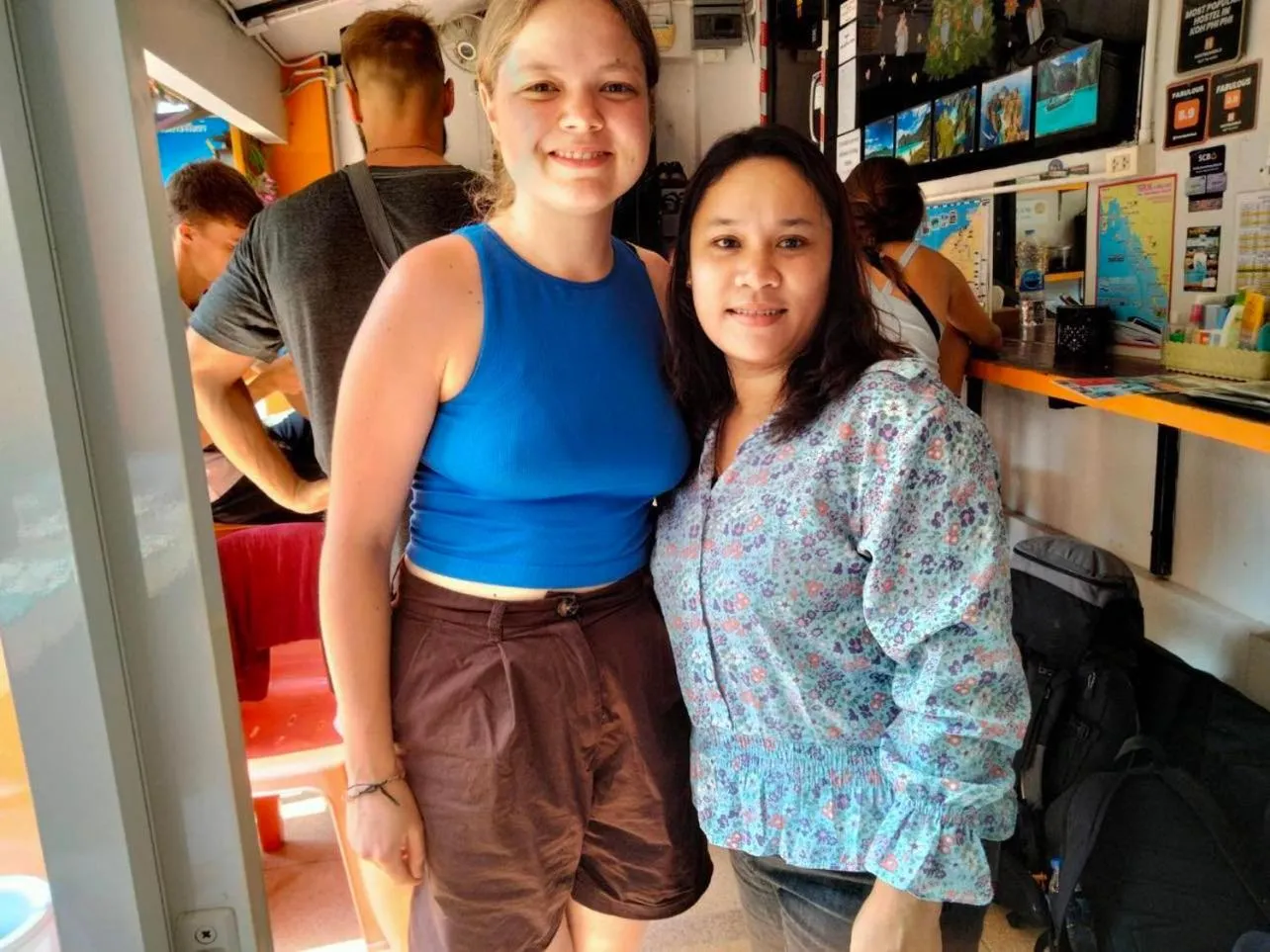 People in Voyagers Hostel