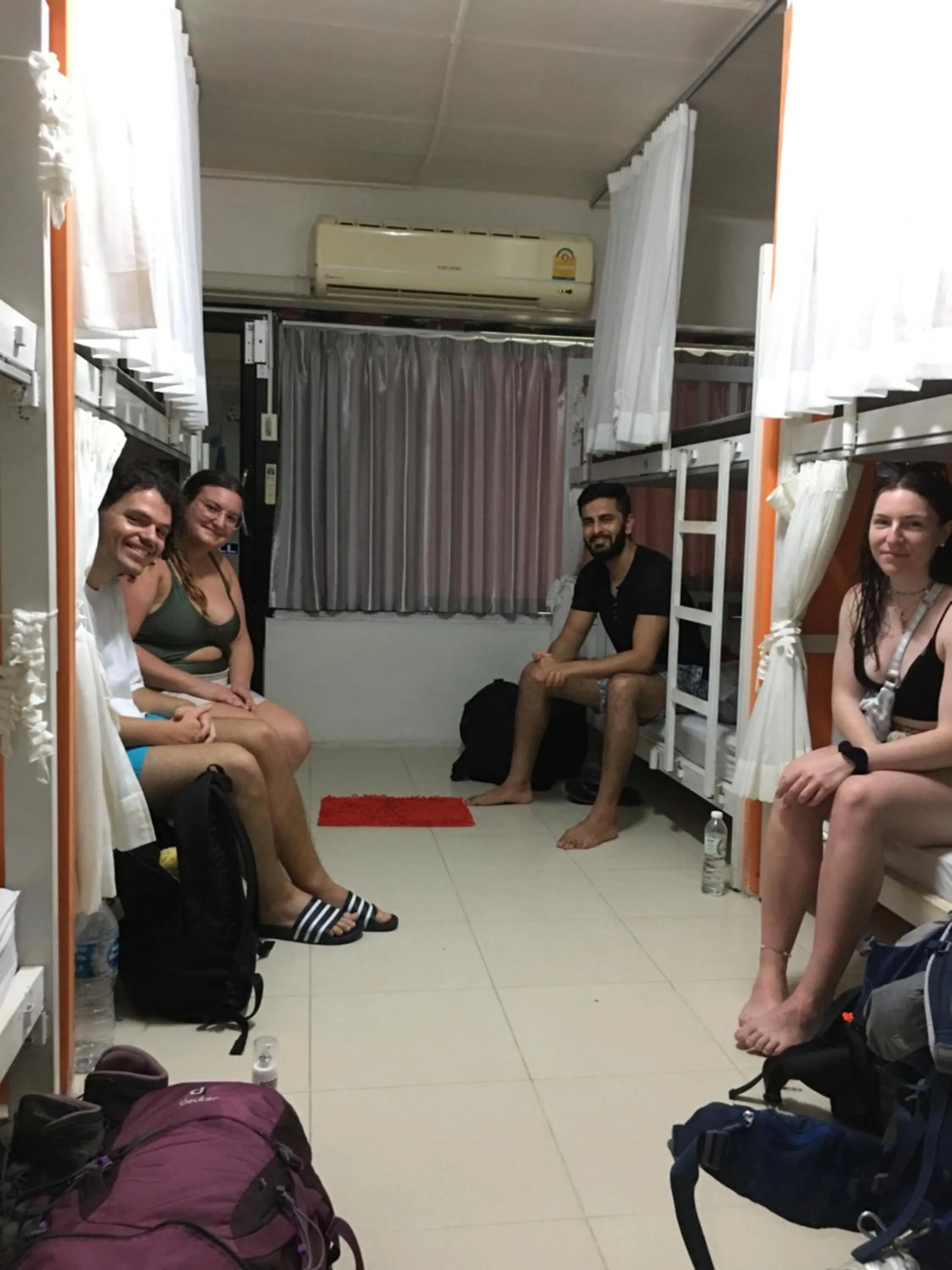 People in Voyagers Hostel