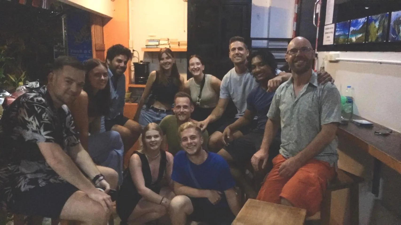 People in Voyagers Hostel