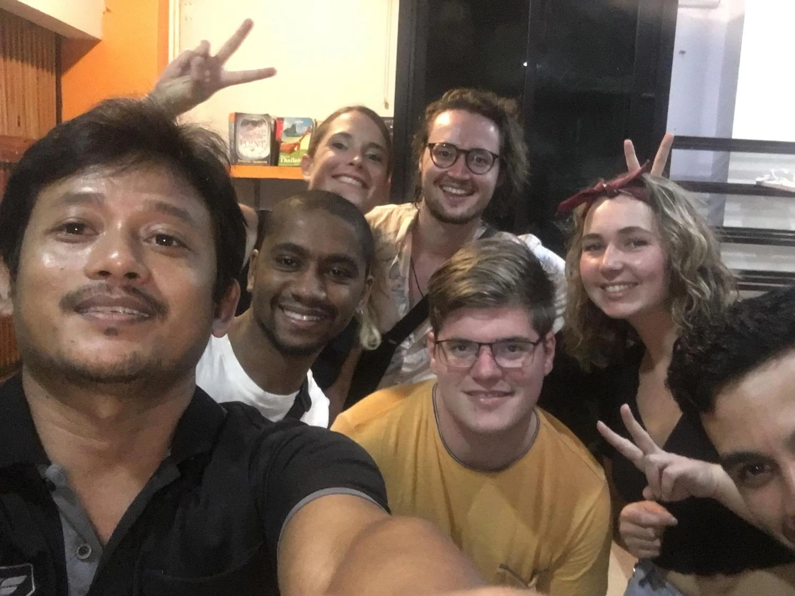 People in Voyagers Hostel